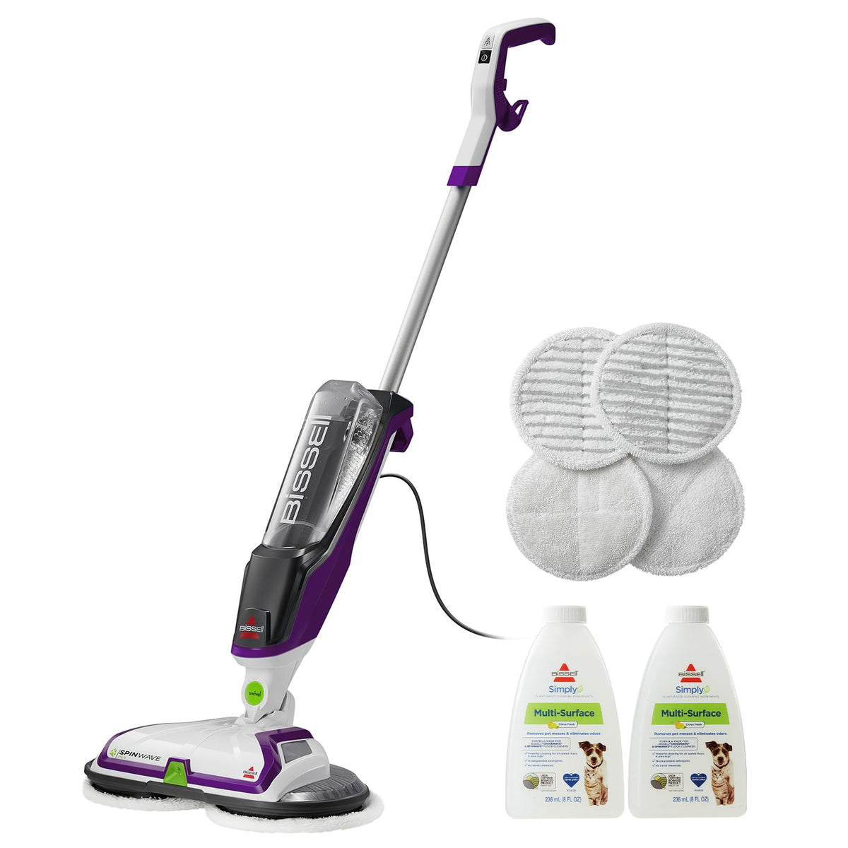 SpinWave Pet Hard Floor Corded Spin Mop