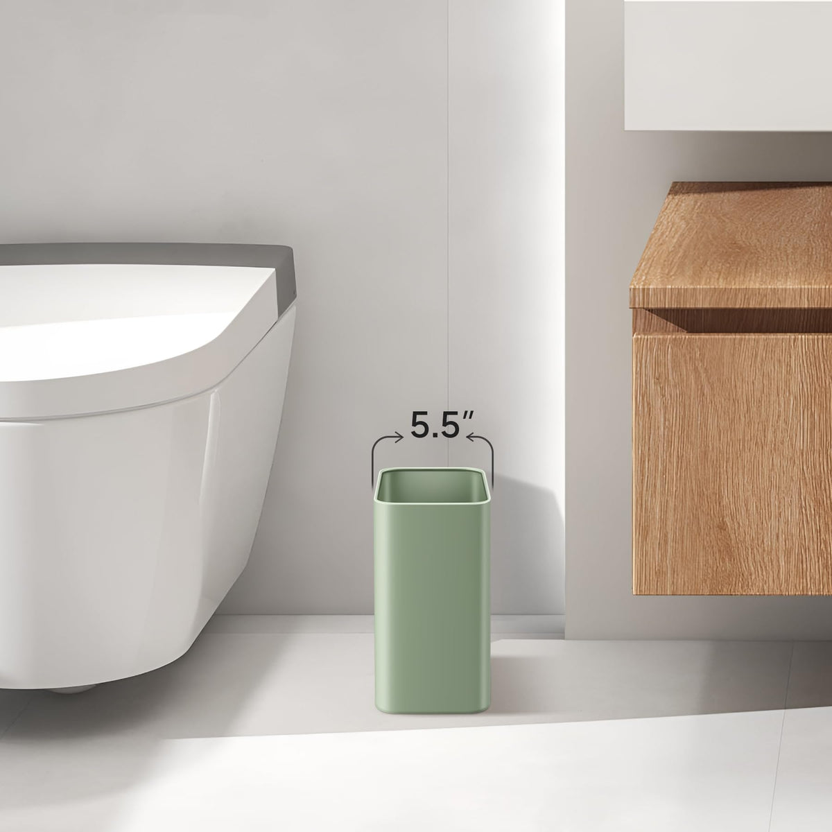 Small Bathroom Trash Can