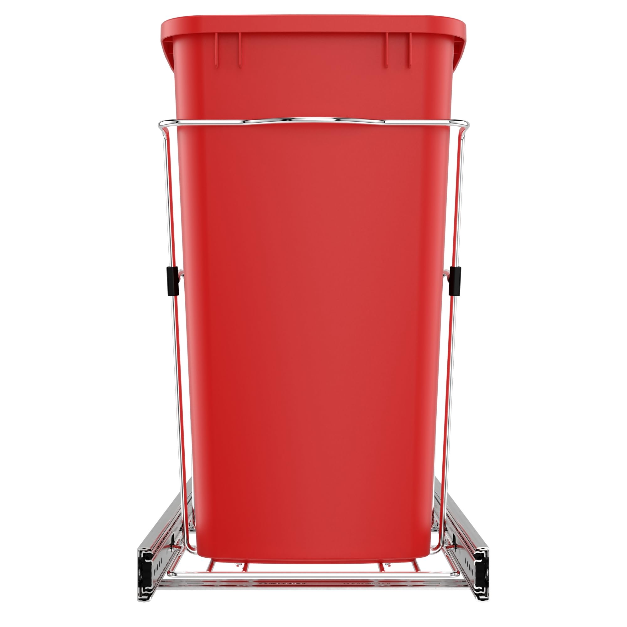 Pullout Trash Can for Kitchen Cabinets 35 Qt Garbage Waste Recyling Bin with Full Extension Slides
