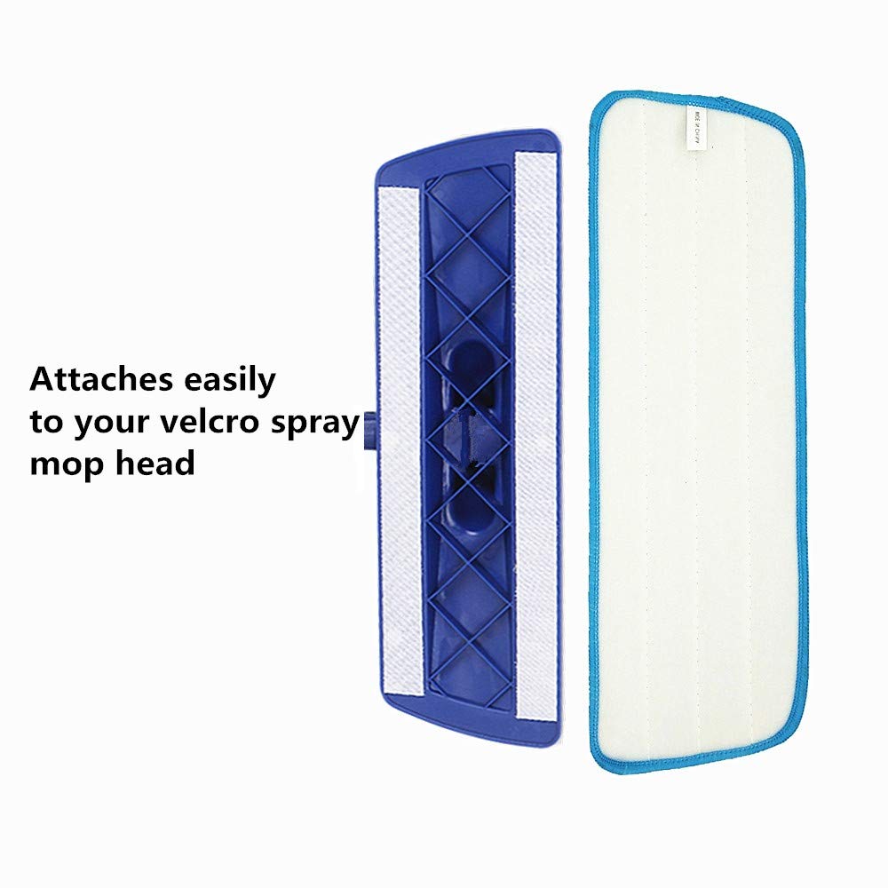 Microfiber Spray Mop Replacement Heads for Wet (6 Count)