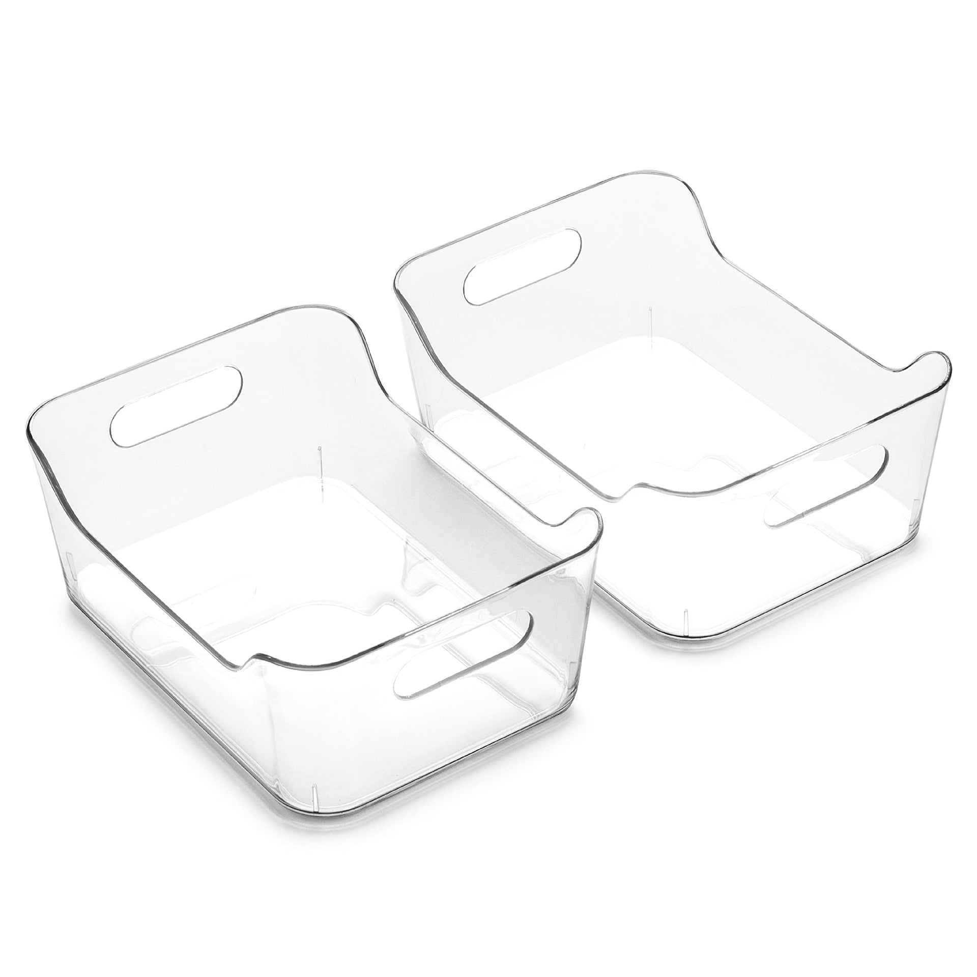 Plastic Storage Bins (2 Count)