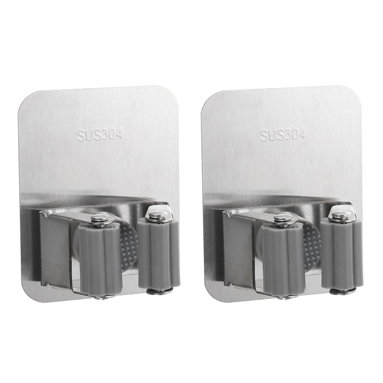 2pcs Mop Broom Holder Wall Mount