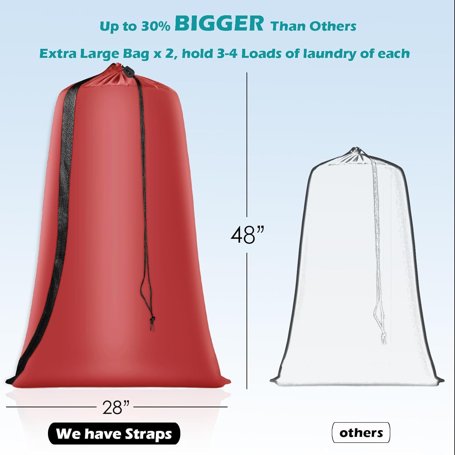 Heavy Duty Laundry Bag (2 Count)