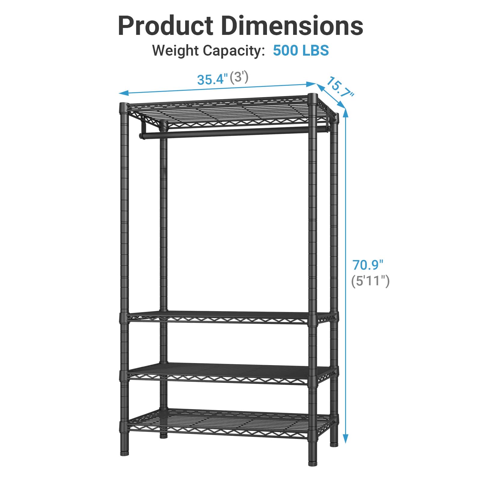 V1 Wire Garment Rack