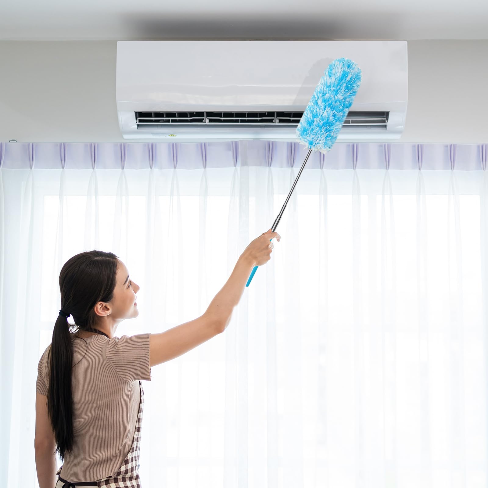 12 Pcs Microfiber Feather Duster for Cleaning