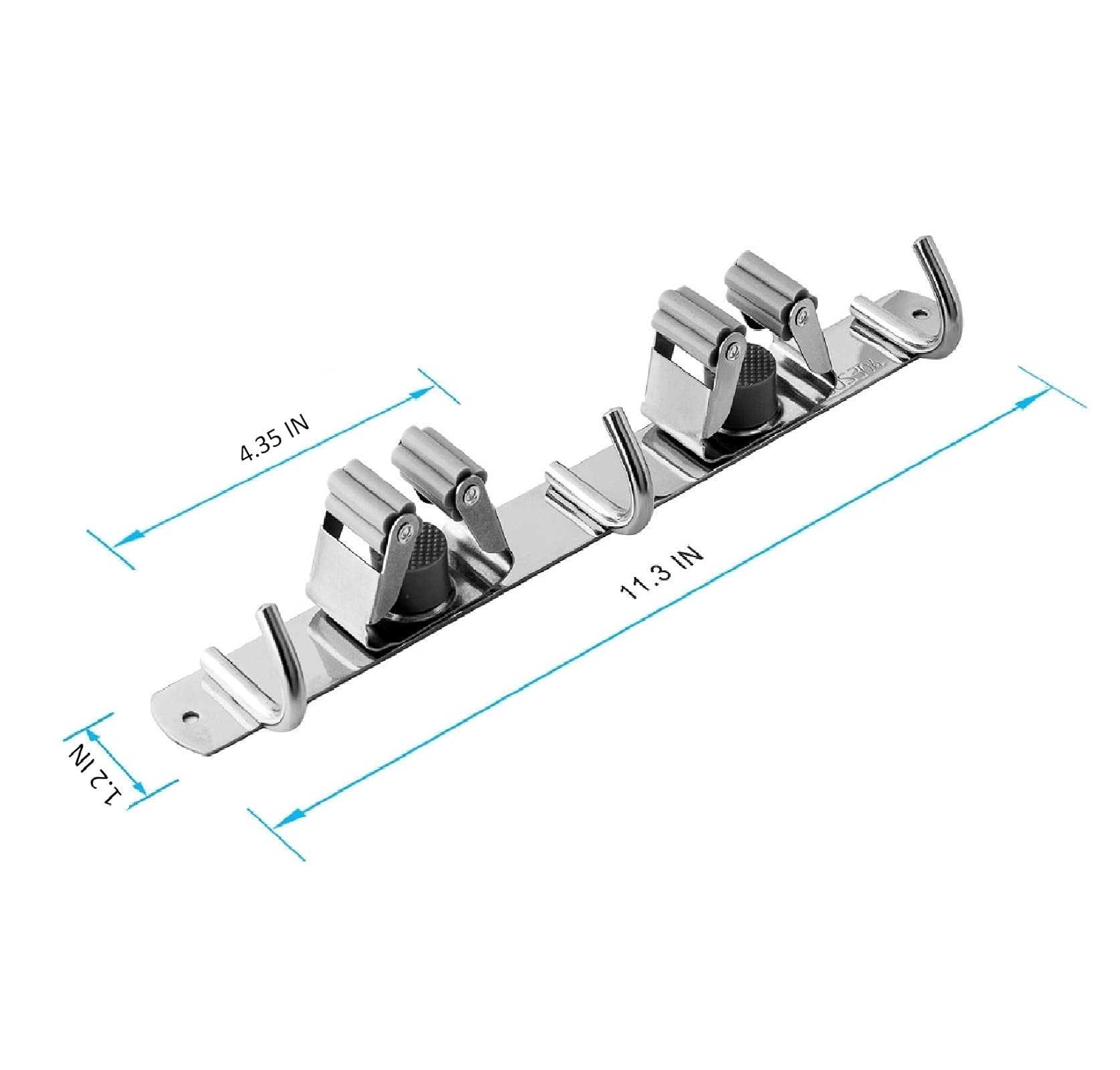 Broom and Mop Holder Wall Mounted