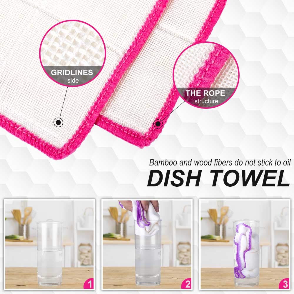 10 Piece Kitchen Dish Cloths Set (12 Count)