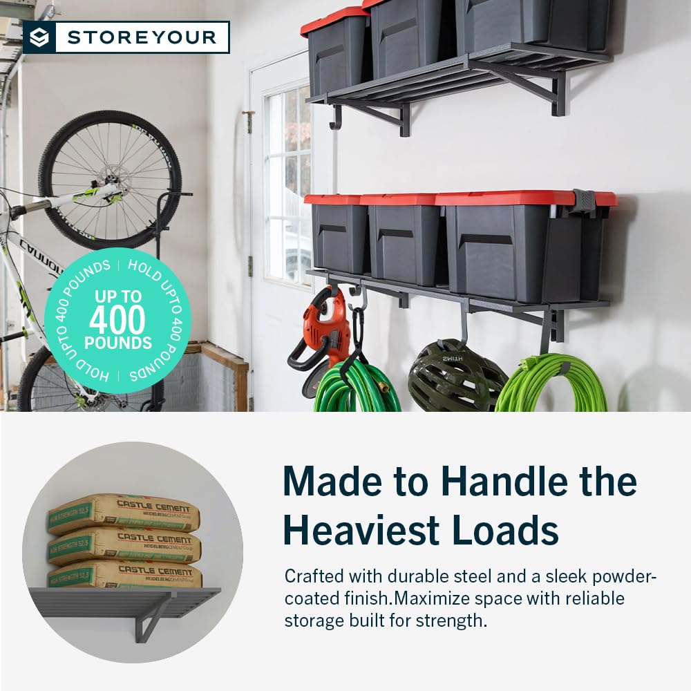 Garage Wall Shelf (2 Count)