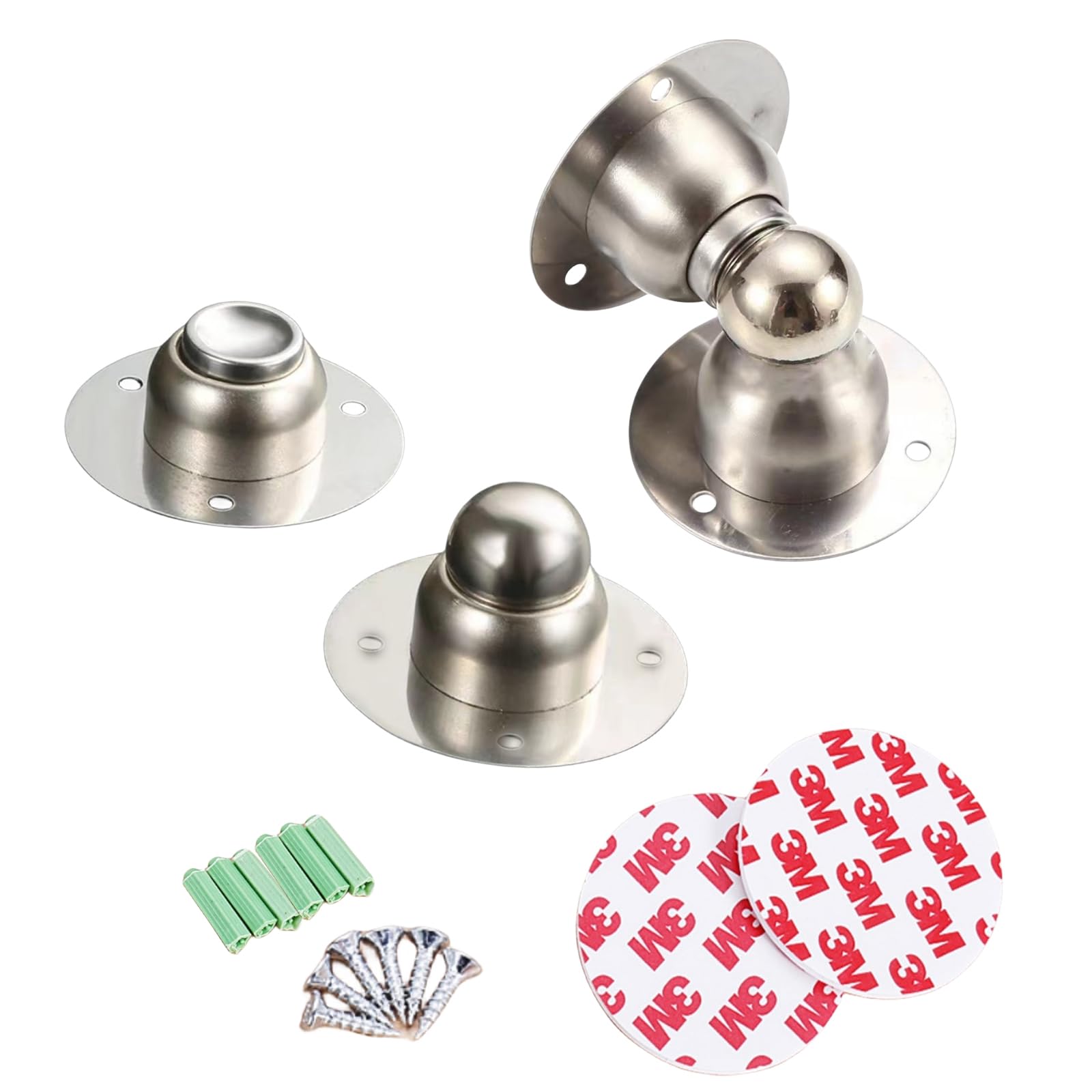 Door Stopper 2 Packs Mini Magnetic Door Stop for Heavy Duty Door (2 Count)
