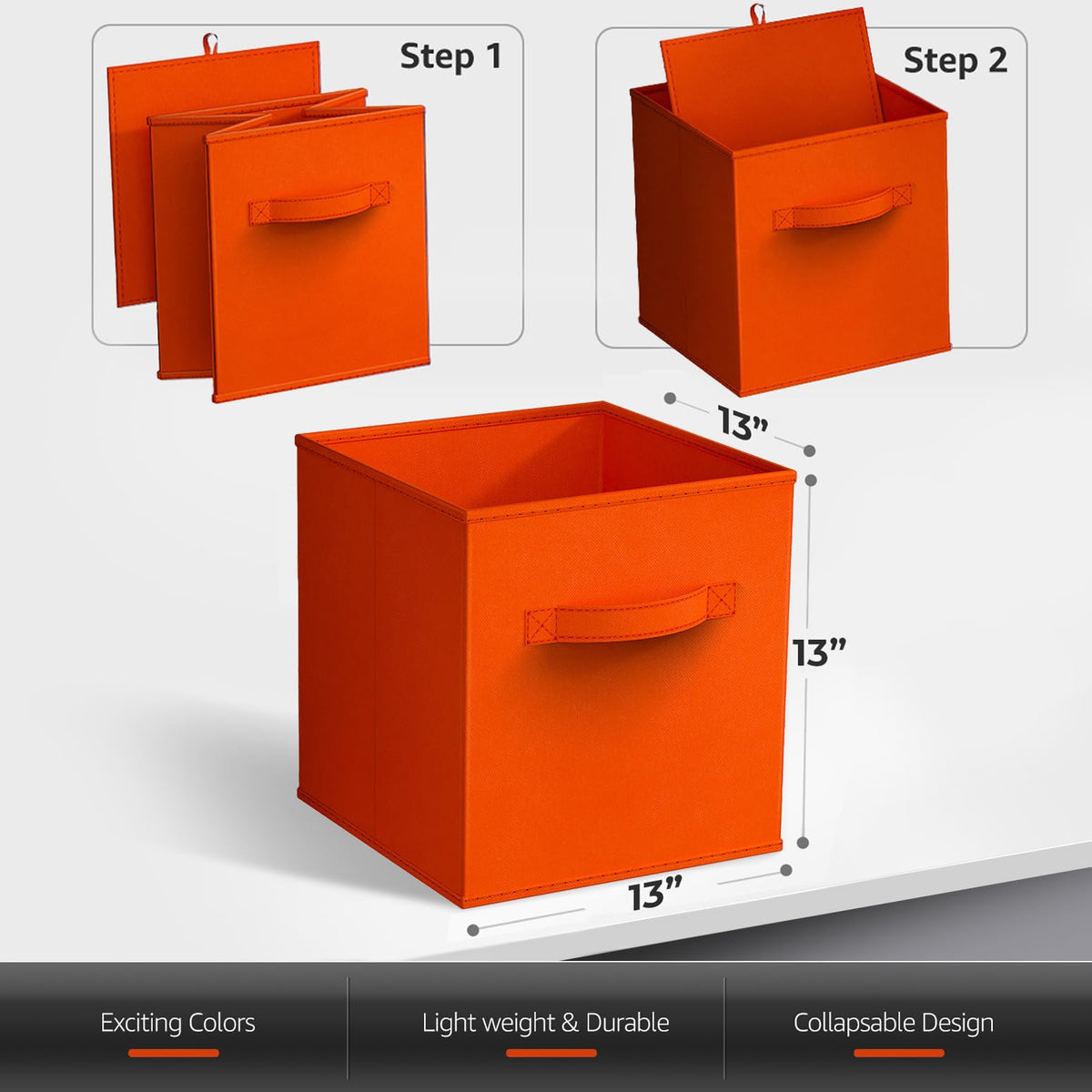 13 Inch Storage Bins (8 Count)