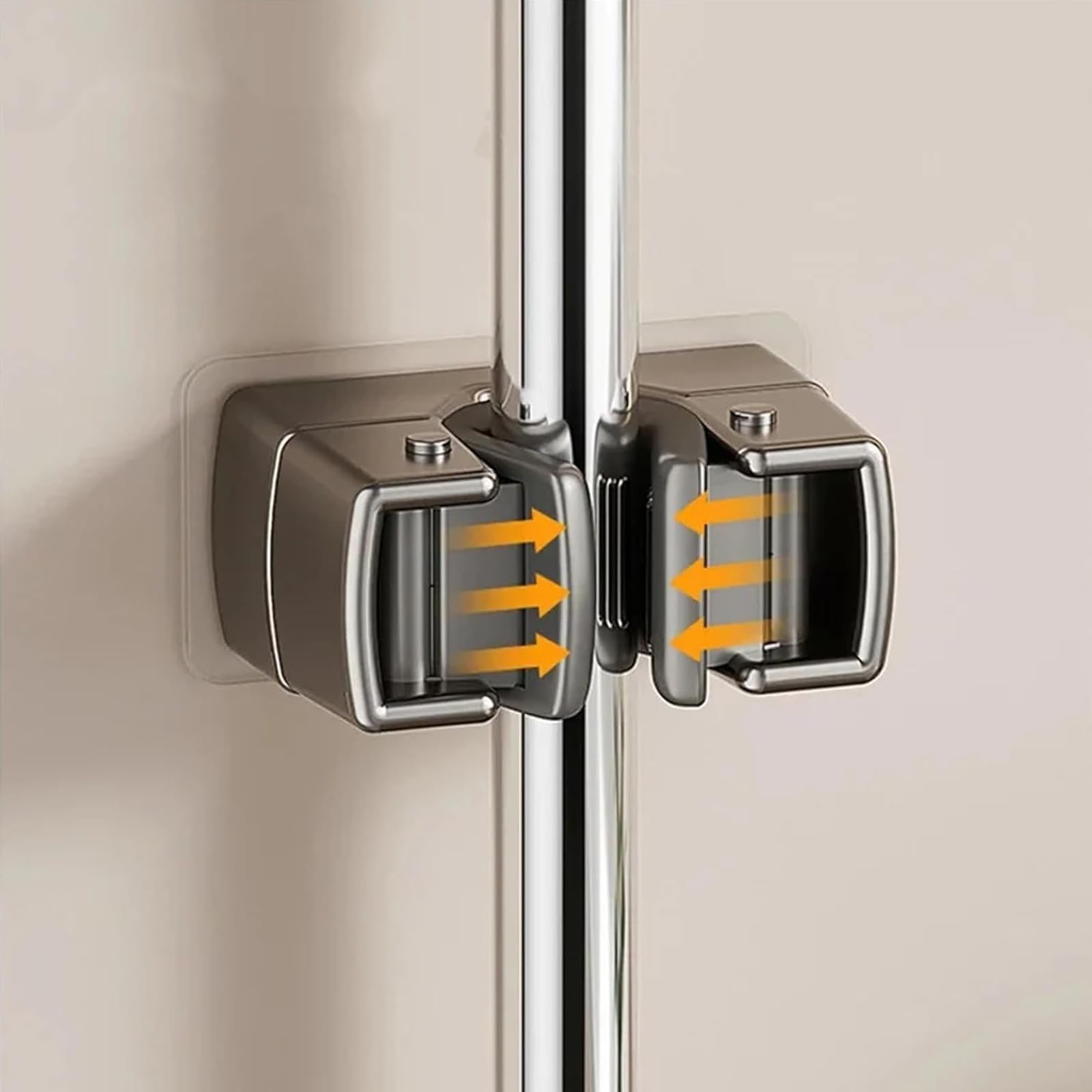 3 Pack Heavy Duty Mop Holder Wall Mount (3 Count)