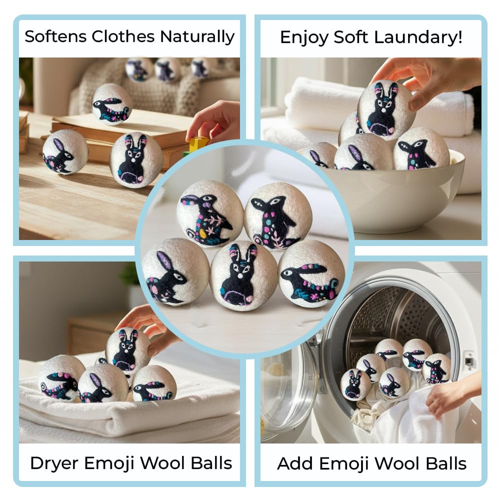 Quality Wool Dryer Balls (6 Count)