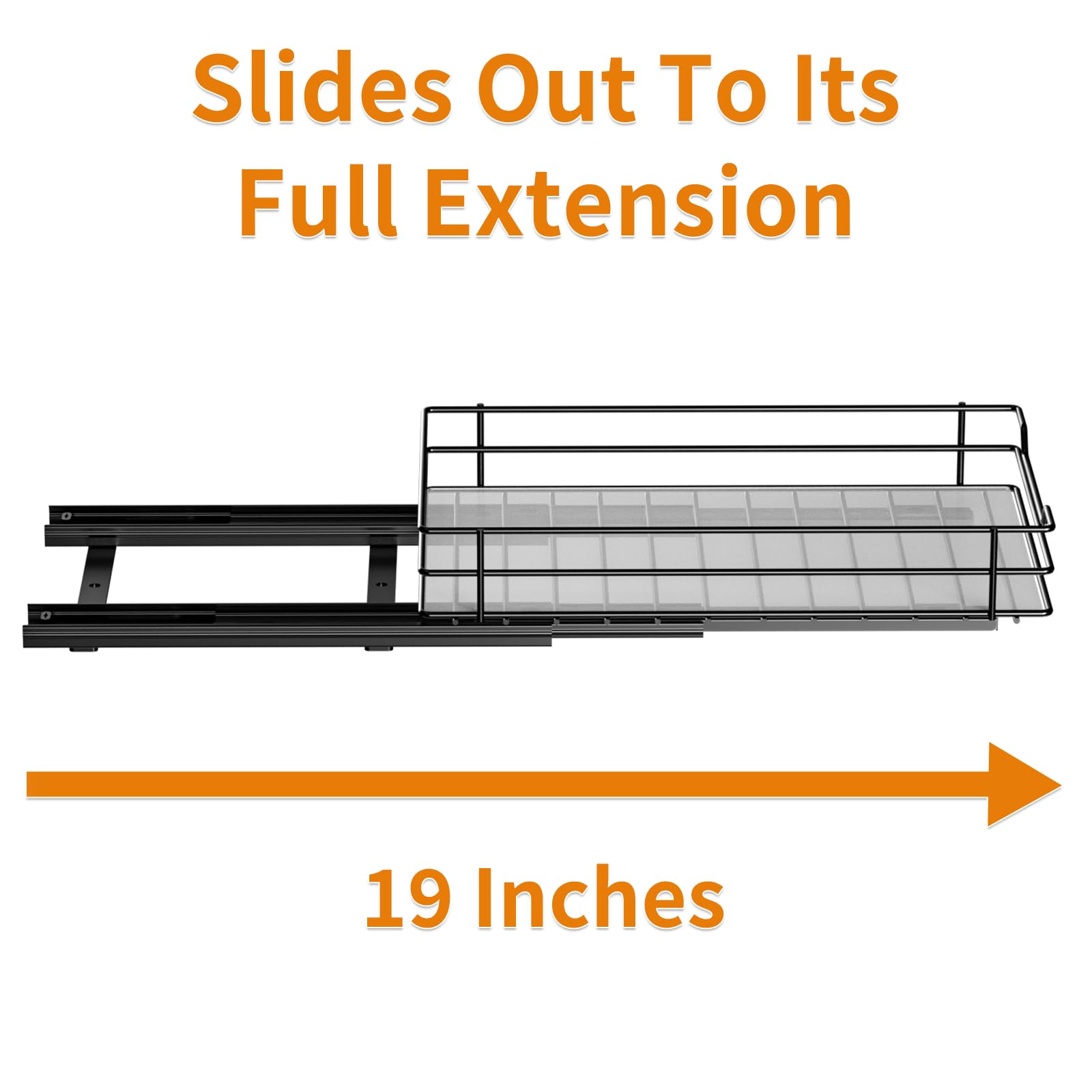 Pull Out Spice Rack Organizer for Cabinet