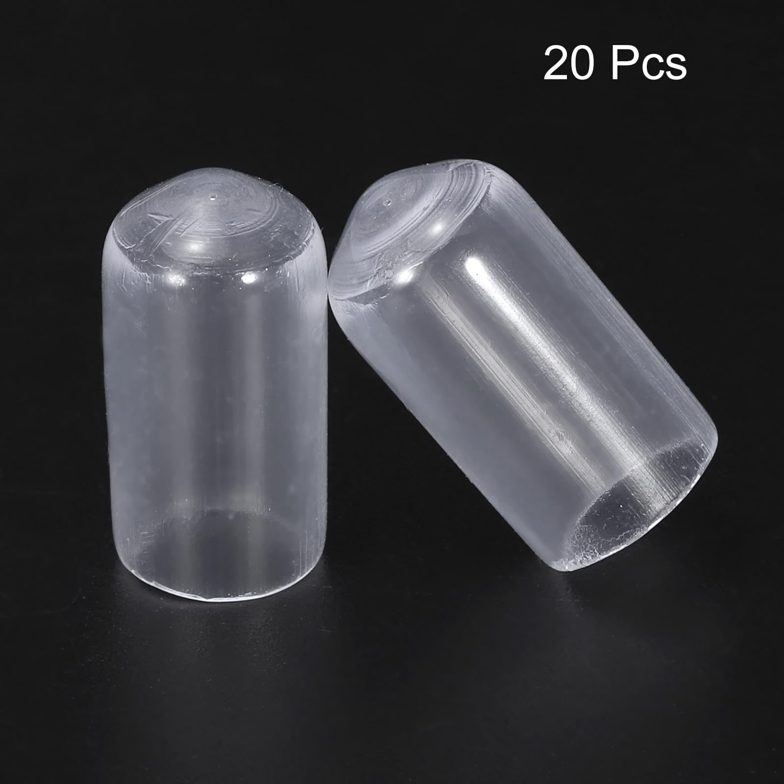 20pcs Rubber End Caps 8mm