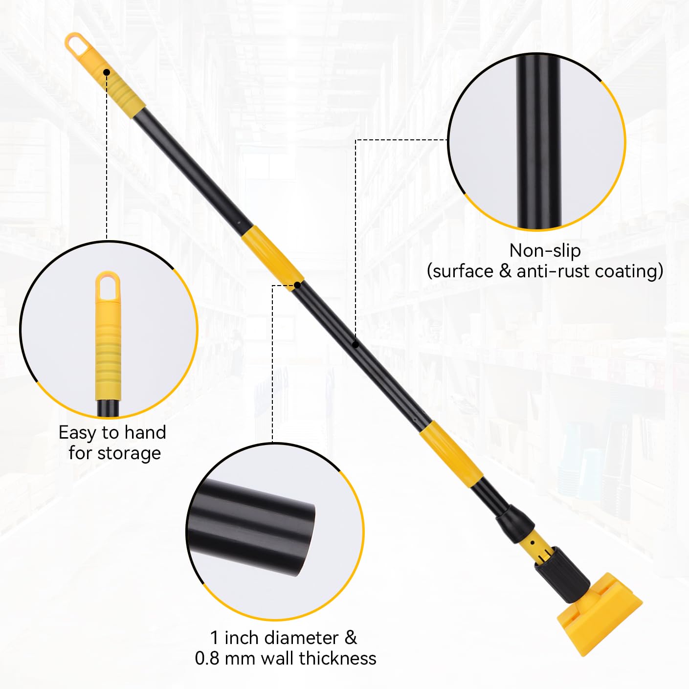 Mop Handle Commercial Heavy Duty