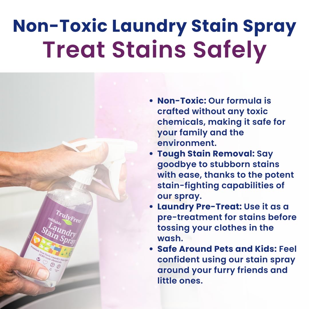 Laundry Stain Remover Spray for Clothes (3 Fl Oz)