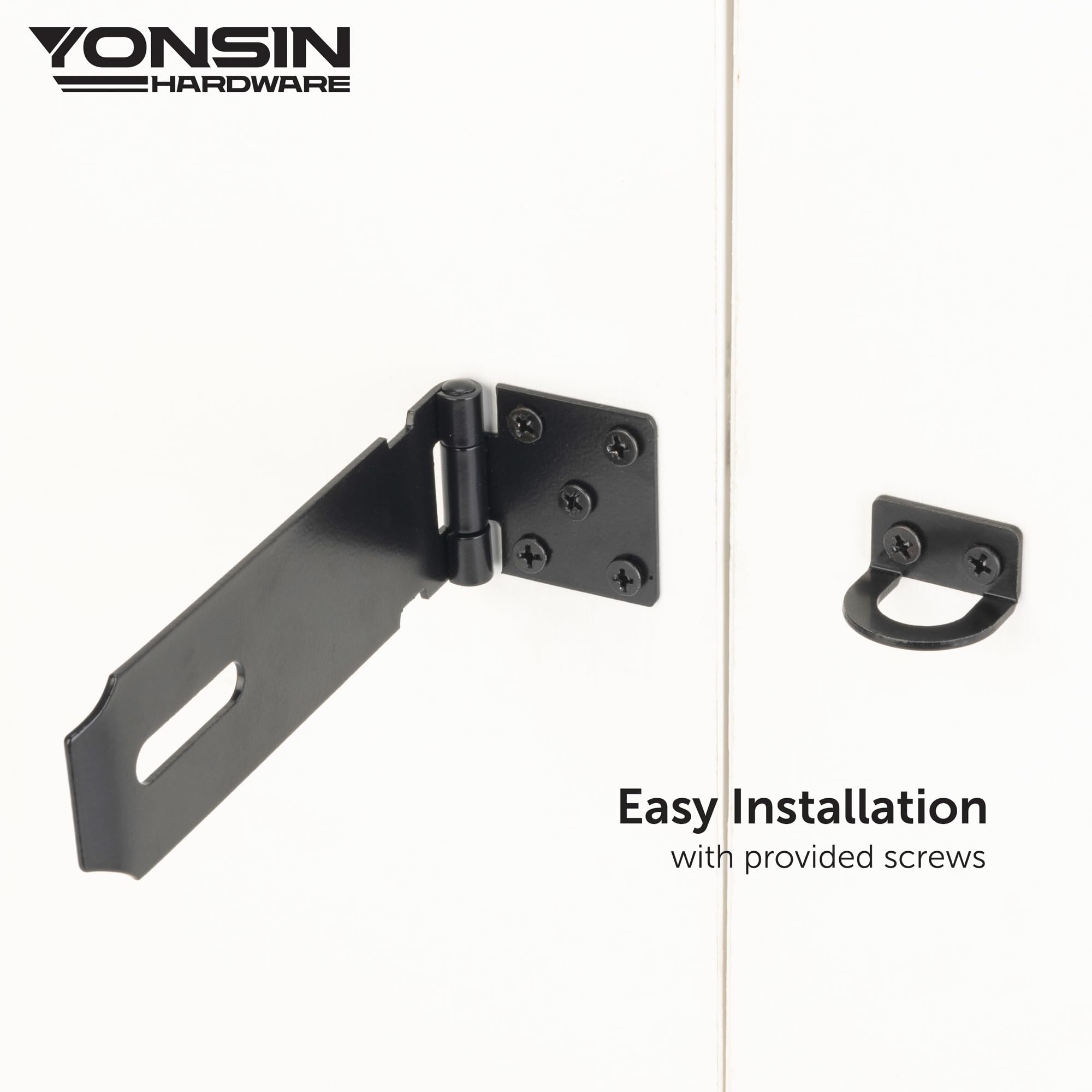 5" Door Padlock Safety Hasp Latch