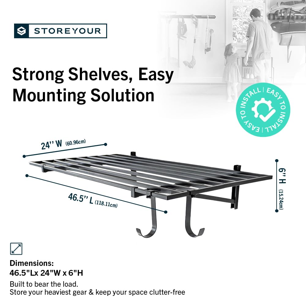 Garage Wall Shelf (2 Count)