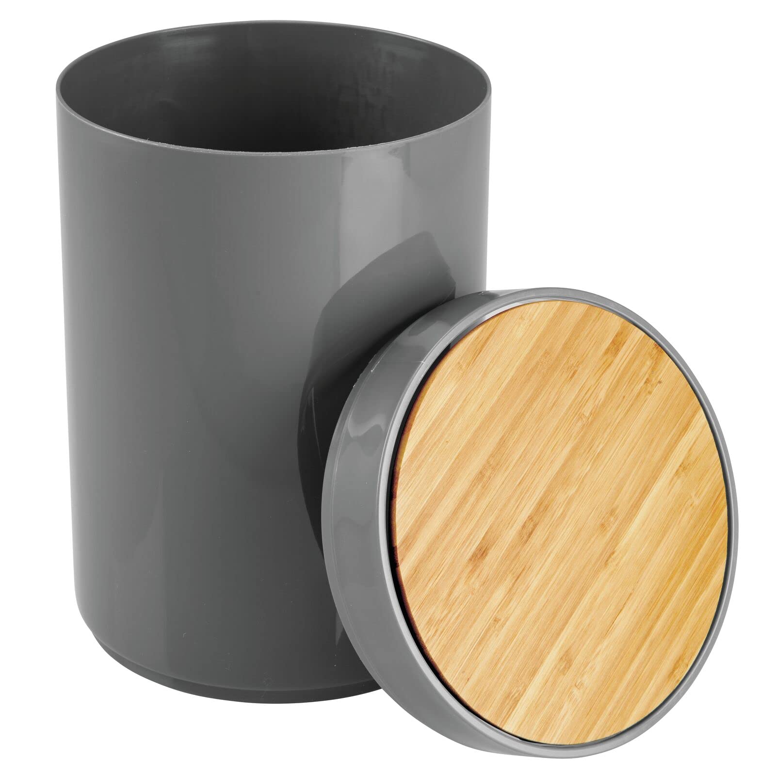 Plastic Round Trash Can Small Wastebasket