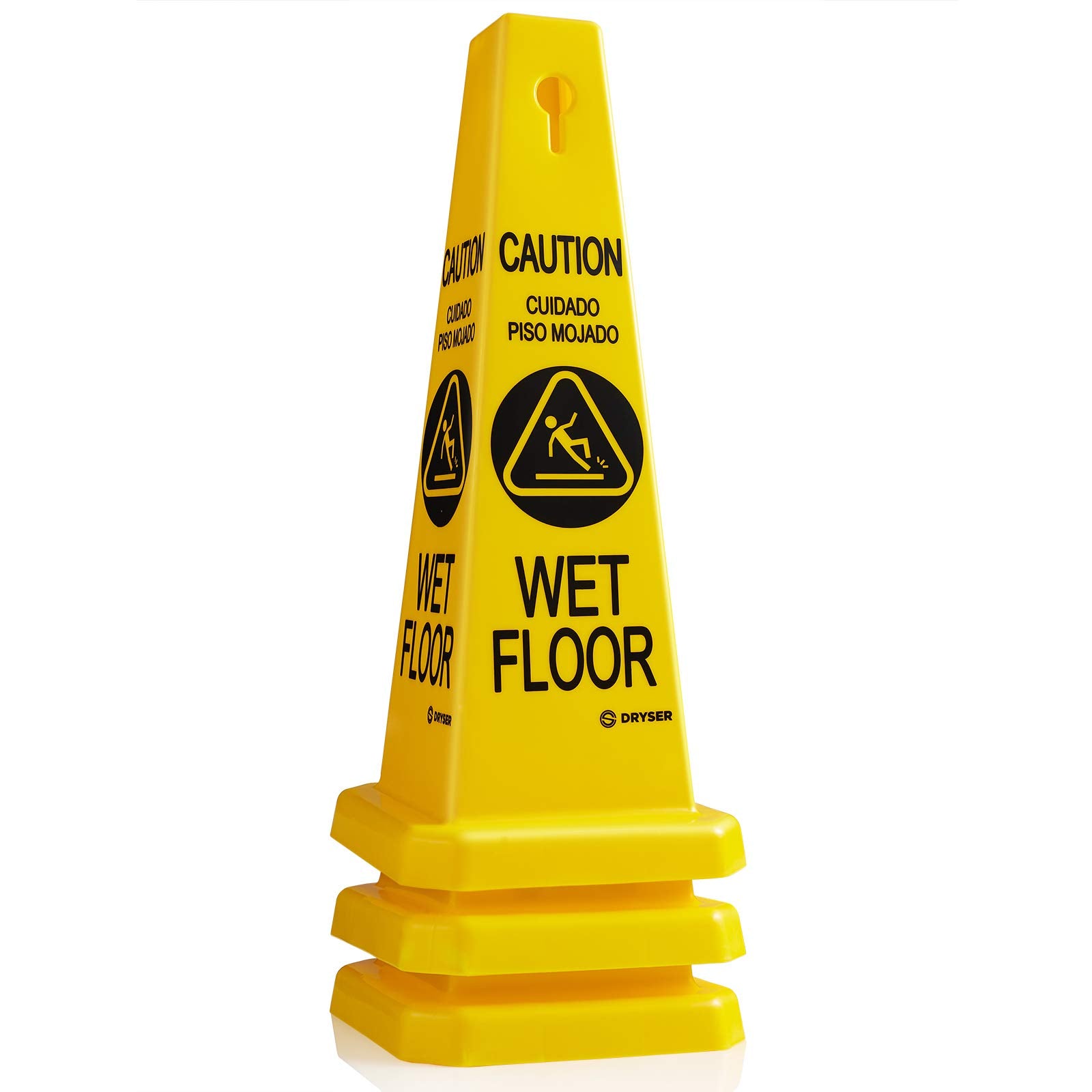 3 Pack 26" Caution Wet Floor Cones