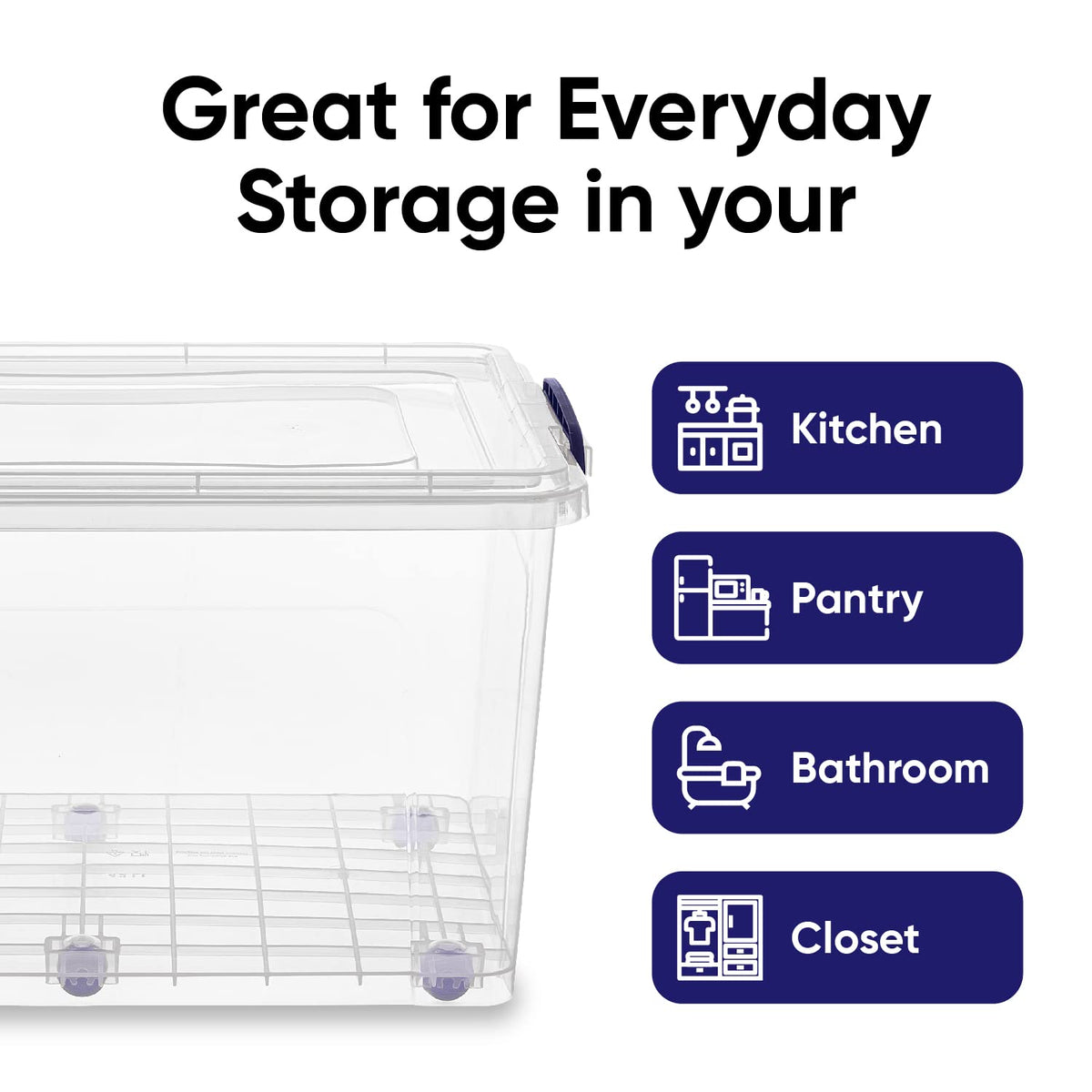 Storage Bins with Lids