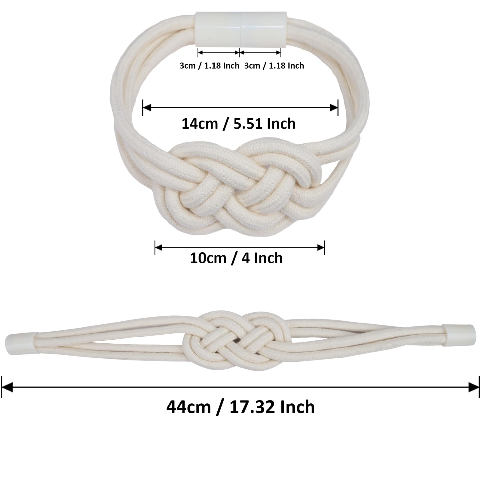 2 Pack Magnetic Curtain Tiebacks (2 Count)