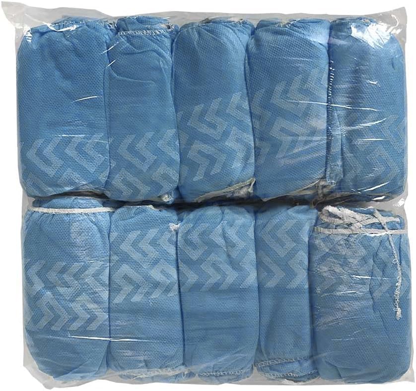 Disposable Polypropylene Shoe Covers with Anti (300 Count)