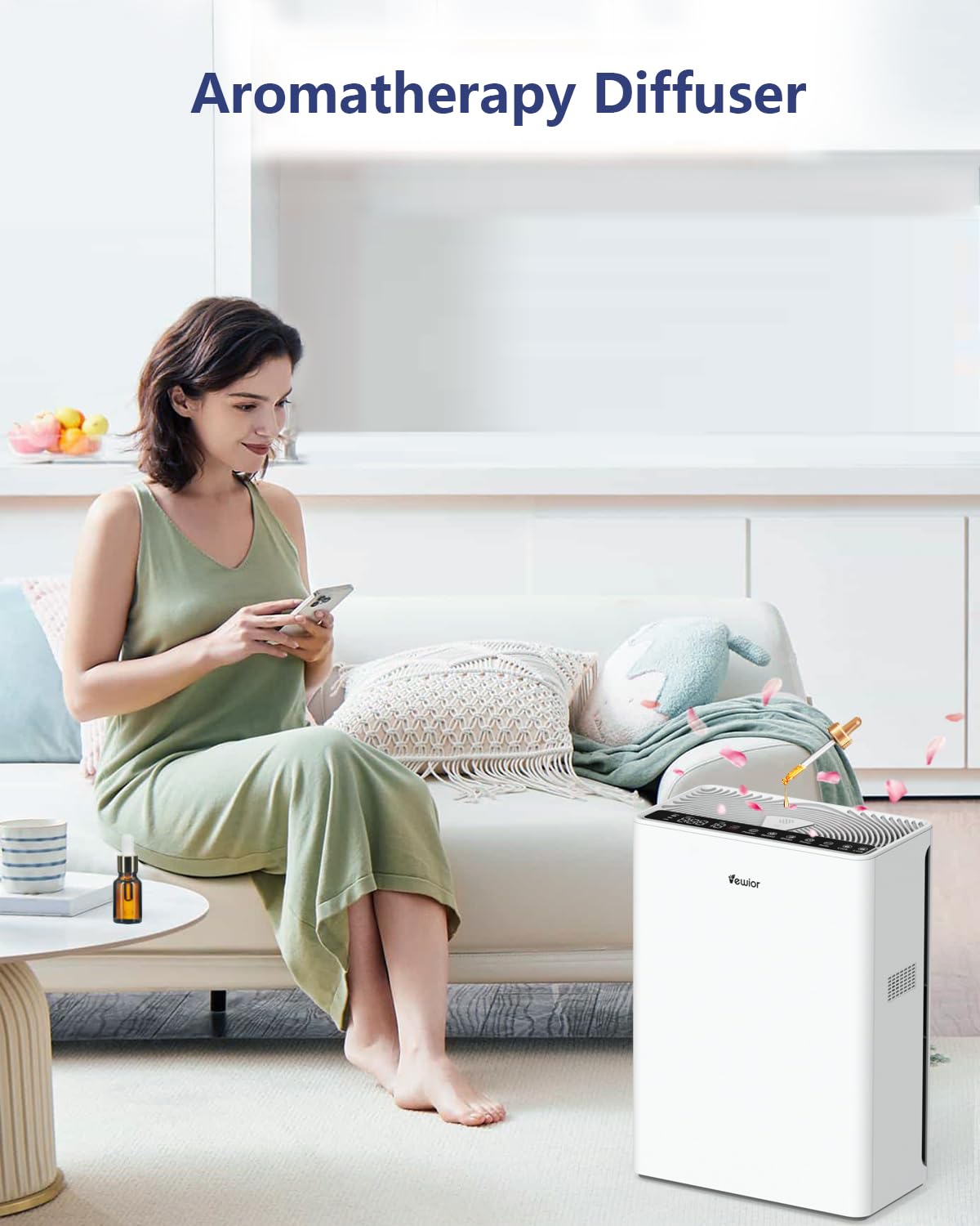 Air Purifiers For Home Large Room H13 HEPA Up to 2200 ft²