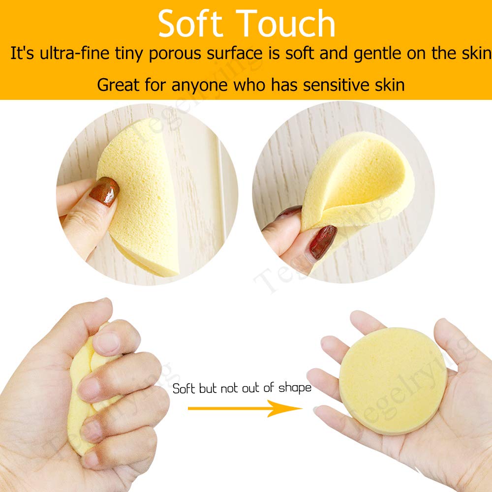 Facial Sponge Compressed (60 Count)