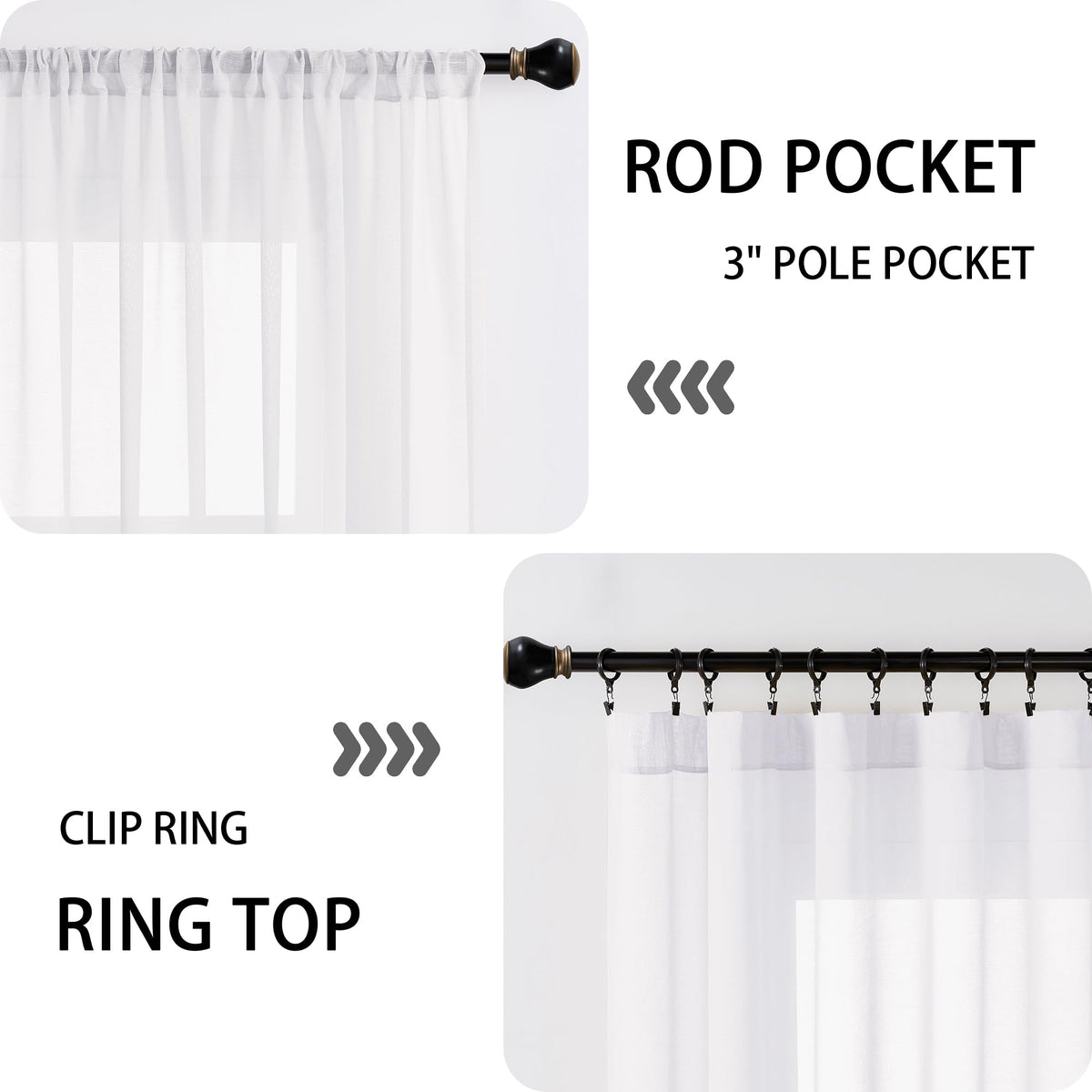 Sheer Door Curtains Closet Linen Textured Curtain Sheers Doorway Light Filtering Voile Patio Glass Door Rod Pocket Curtains French Doors
