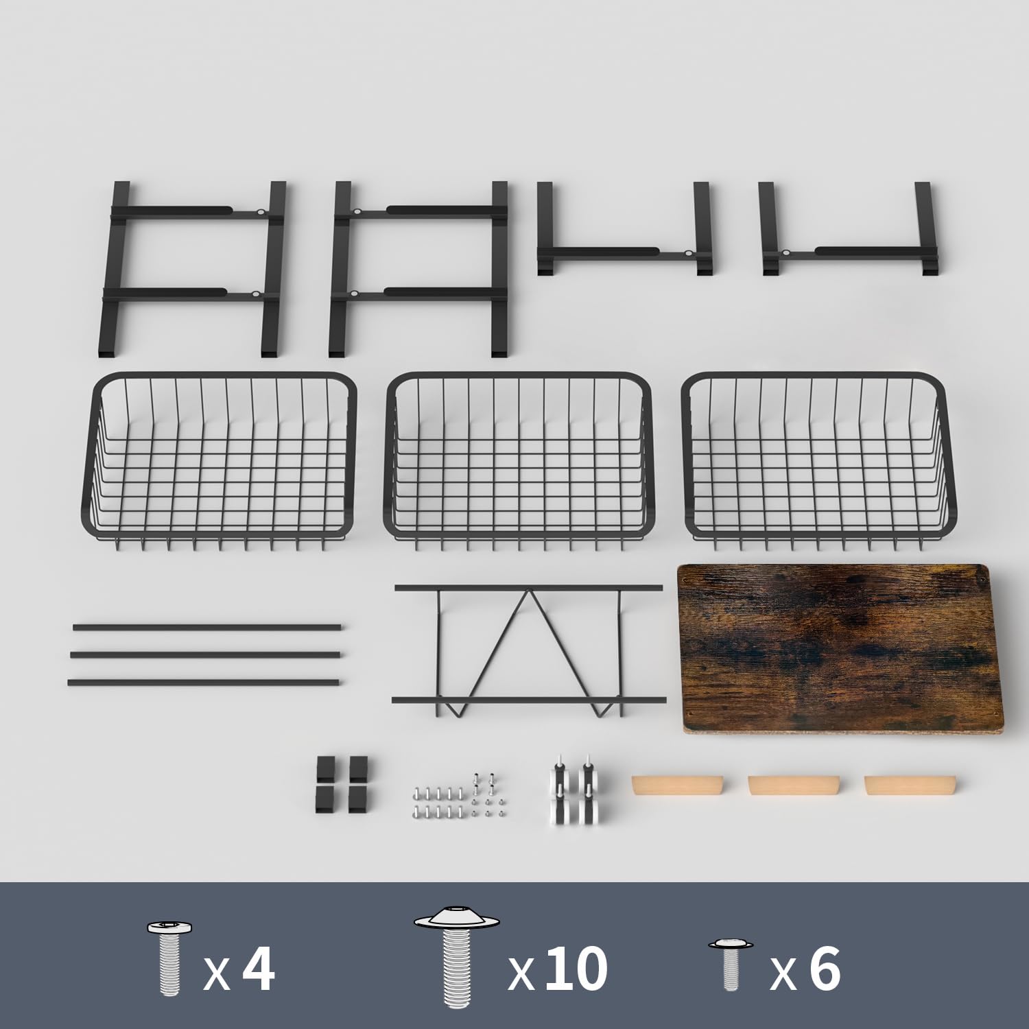 4 Layer Fruit Basket Kitchen Food Organizer and Rack