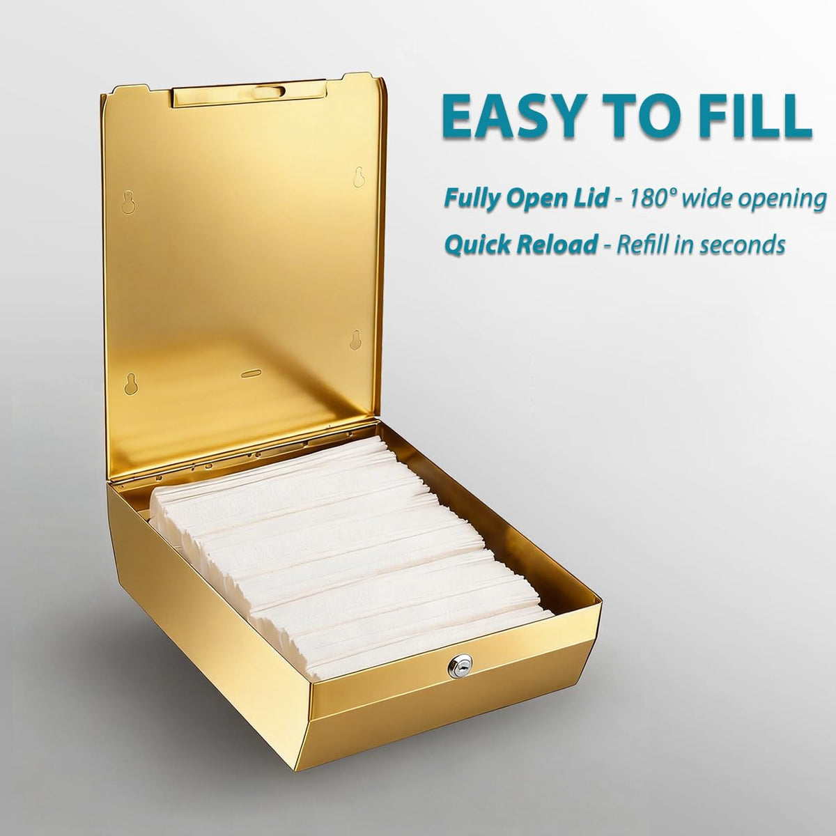 Commercial Paper Towel Dispenser Gold