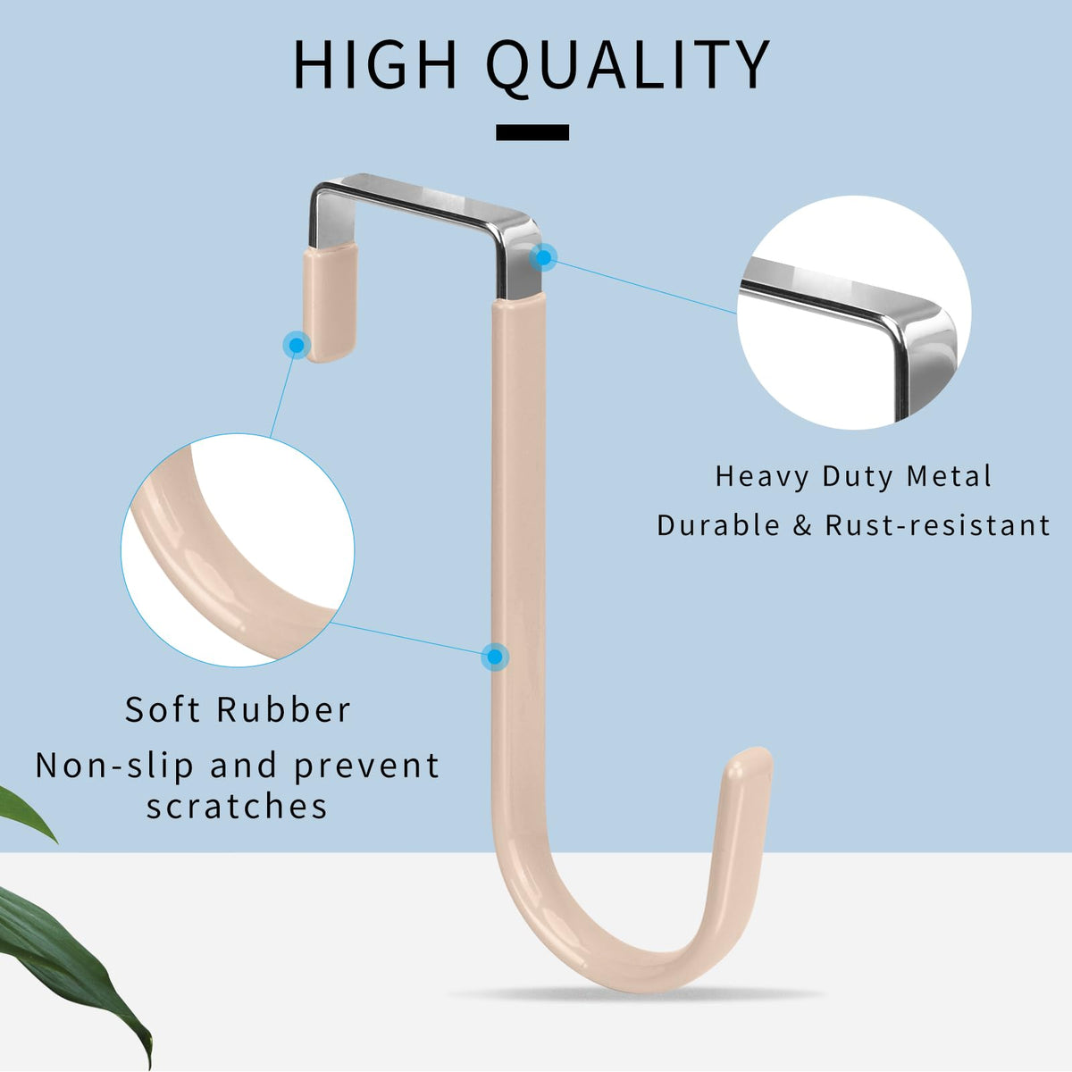 Over the Door Hooks (4 Count)