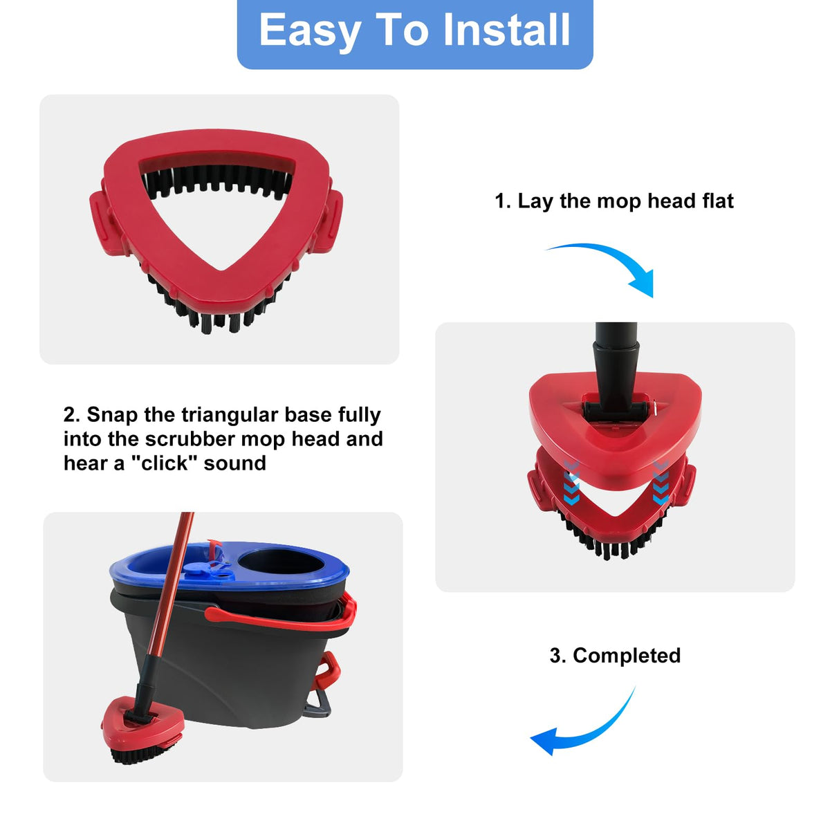 Mop Heads Replacements for Ocedar (7 Count)