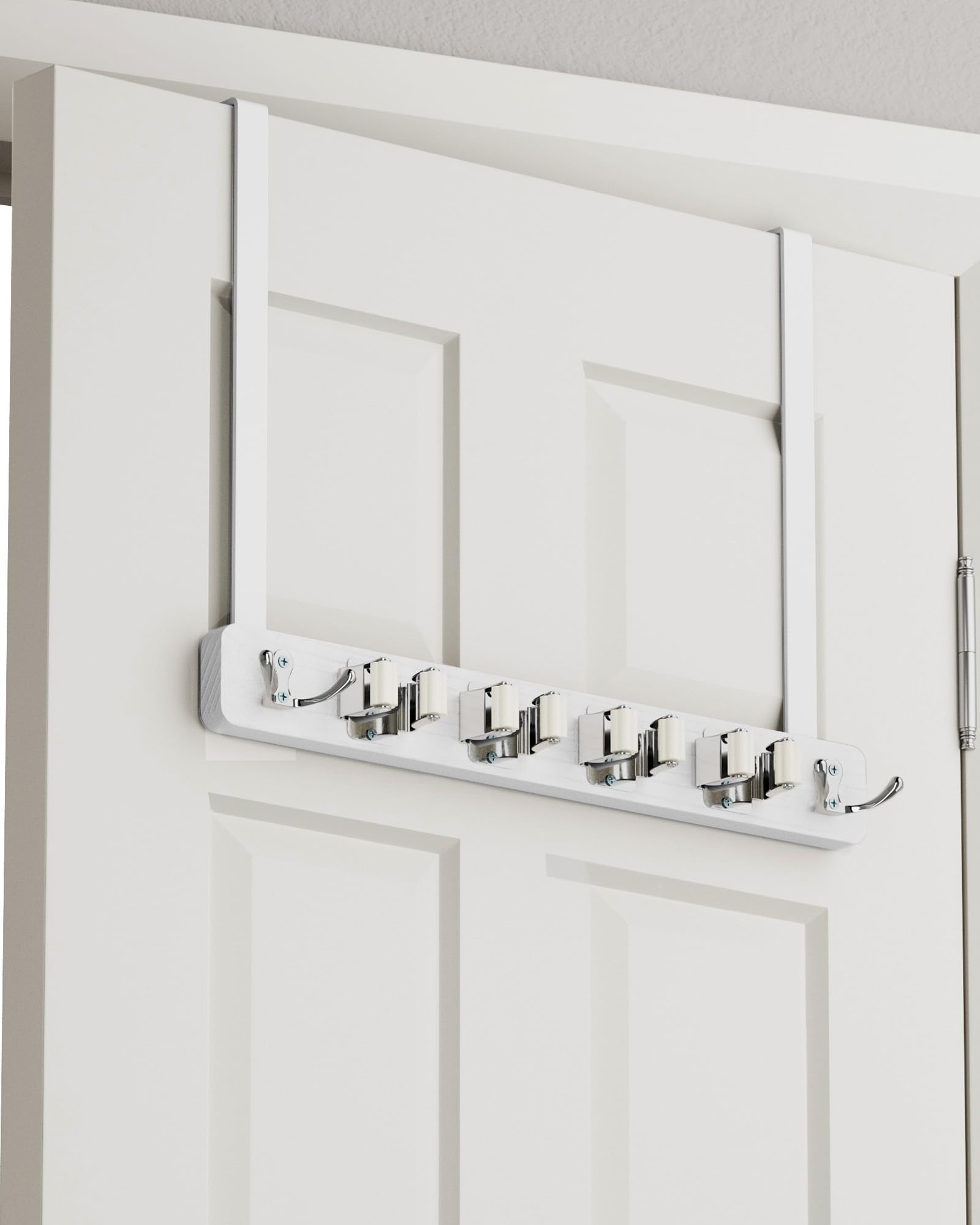 Over the Door Broom and Mop Holder