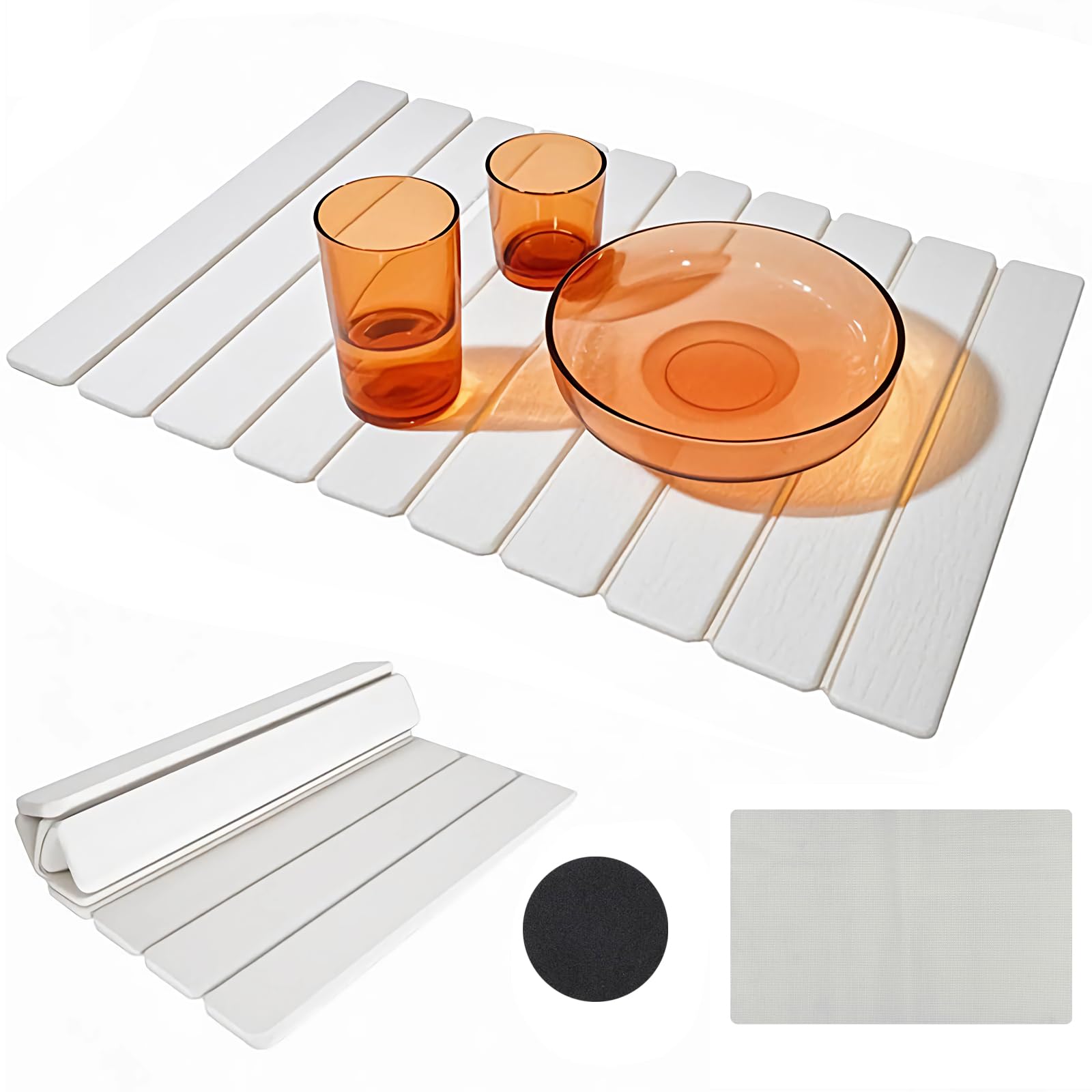 Diatomaceous Earth Stone Dish Drying Mat for Kitchen Counter