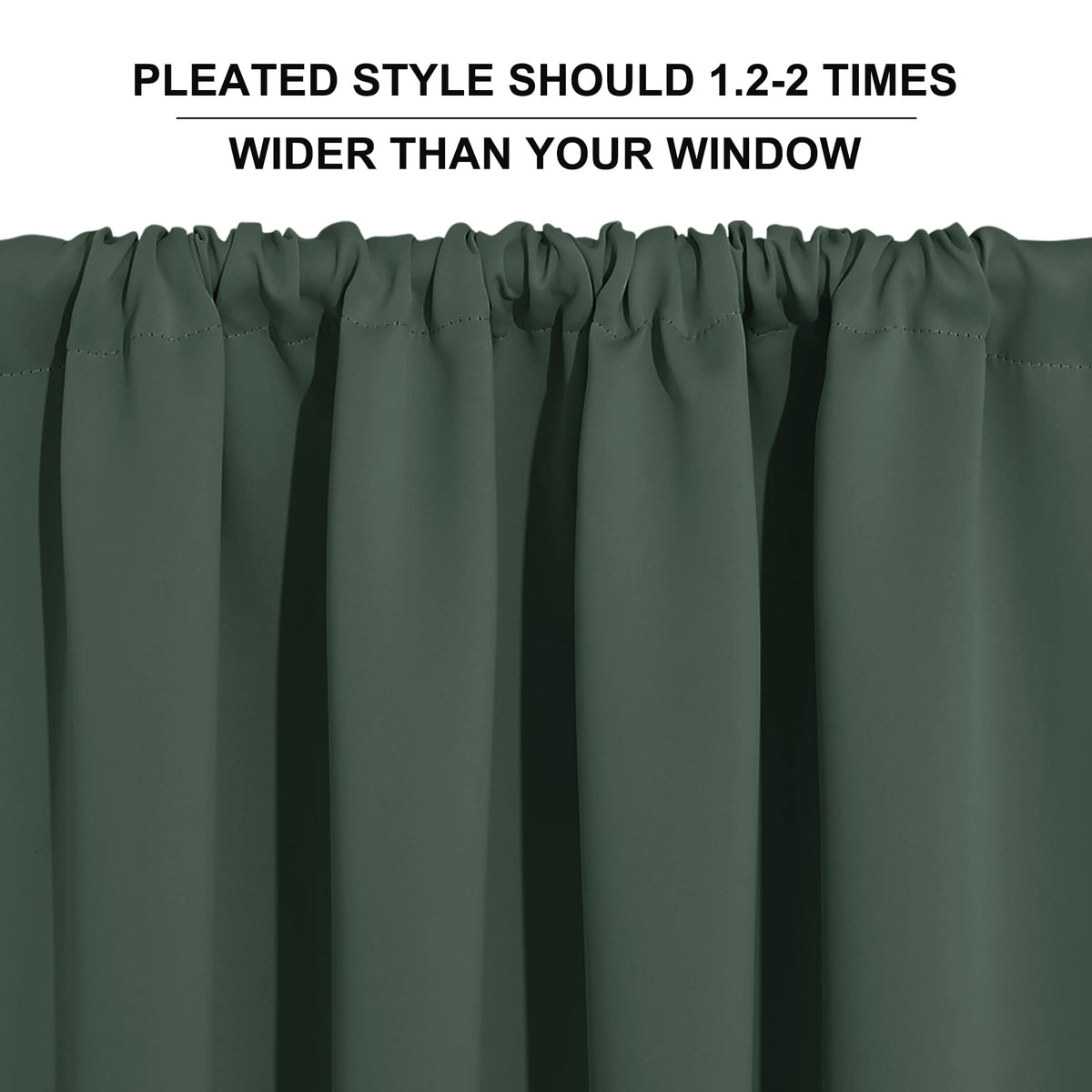 Cafe Blackout Curtains 24 inch Length