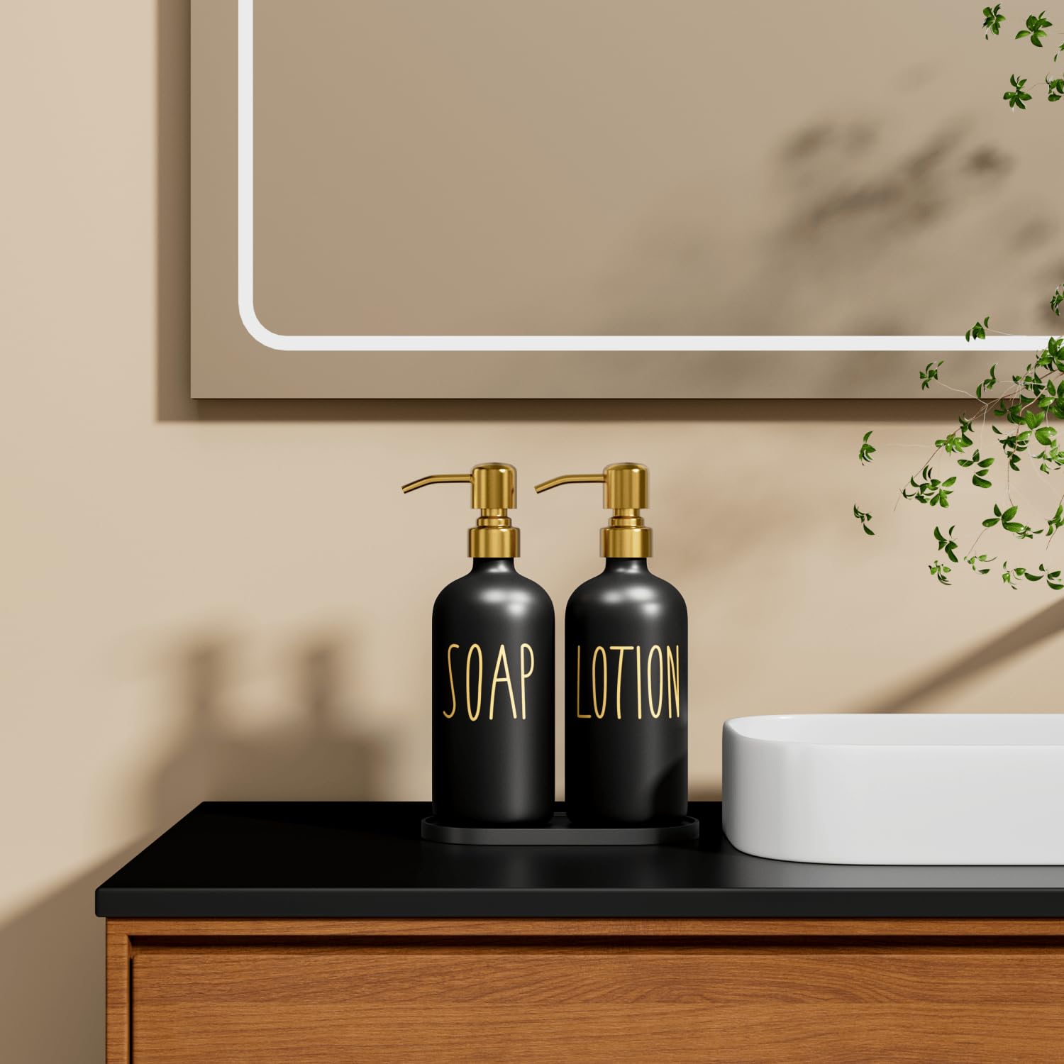 Bathroom Soap Dispenser Set