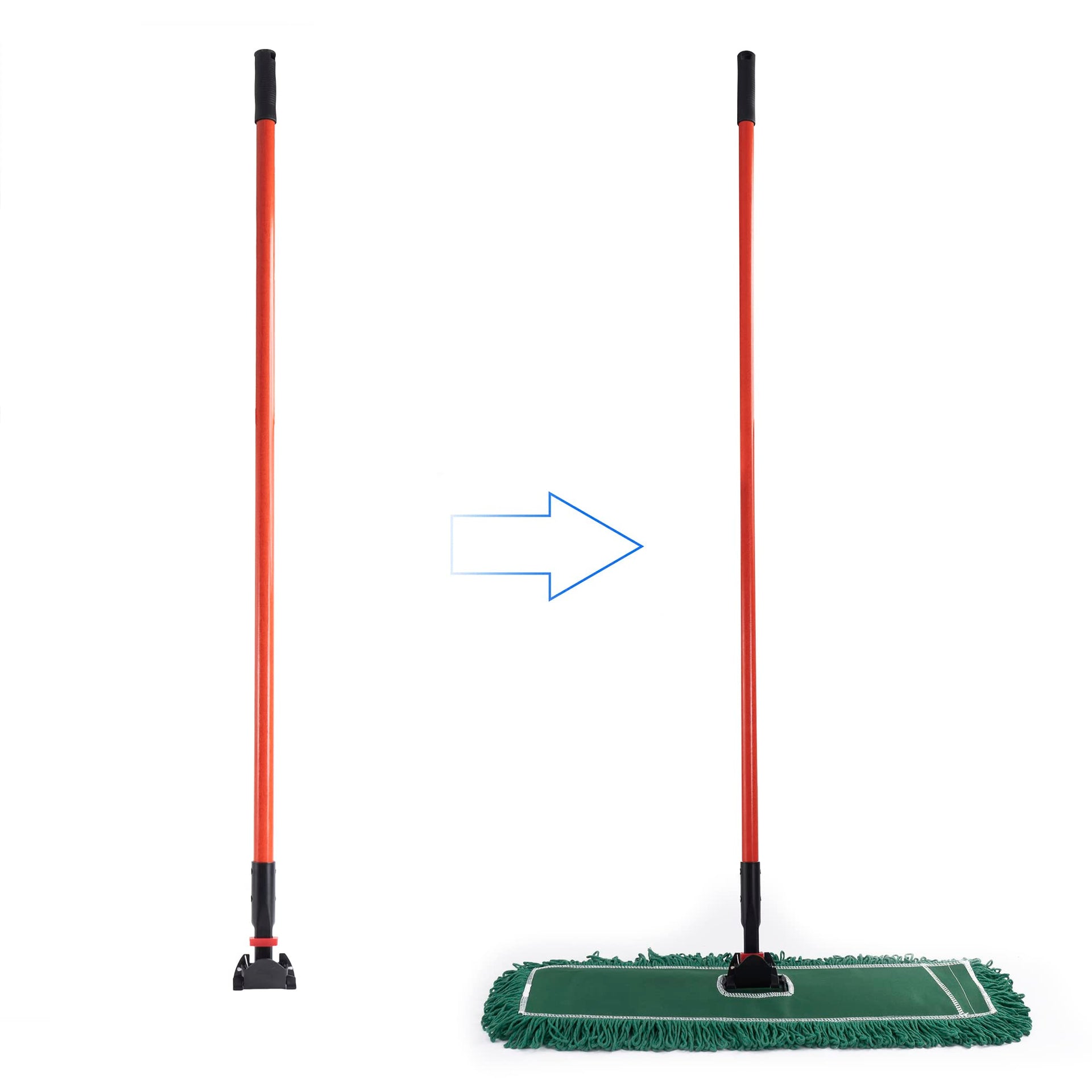 Matthew Cleaning Jaw Clamp Mop Handle - ModHome Supplies