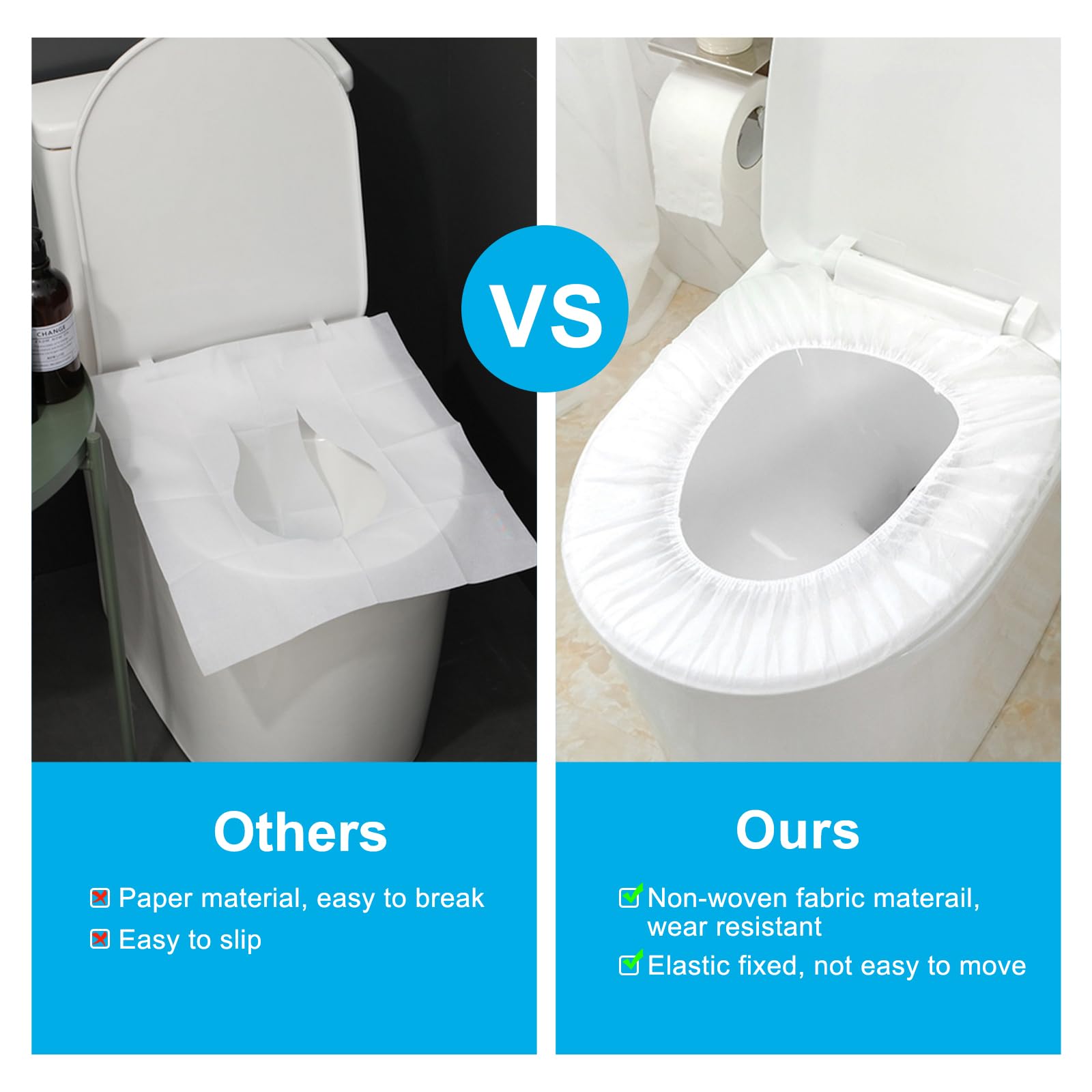 100 Pack Disposable Toilet Seat Cover (100 Count)