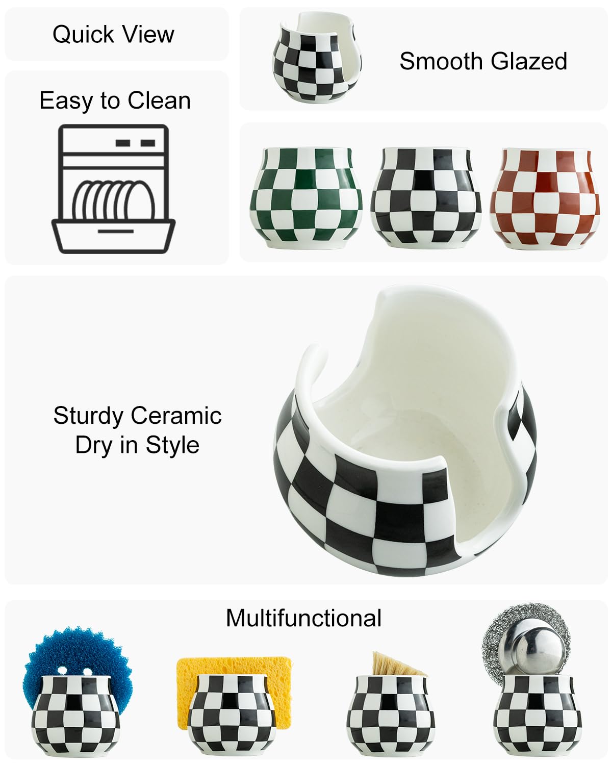 Sponge Holder for Kitchen Sink