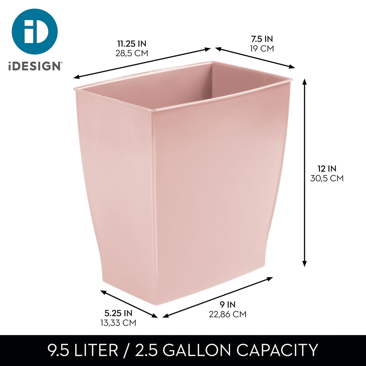 Small Plastic Bathroom Trash Can