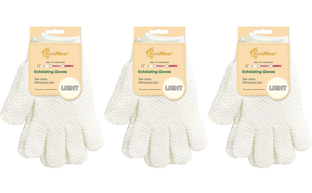 Exfoliating Glove for Shower Bath (3 Count)