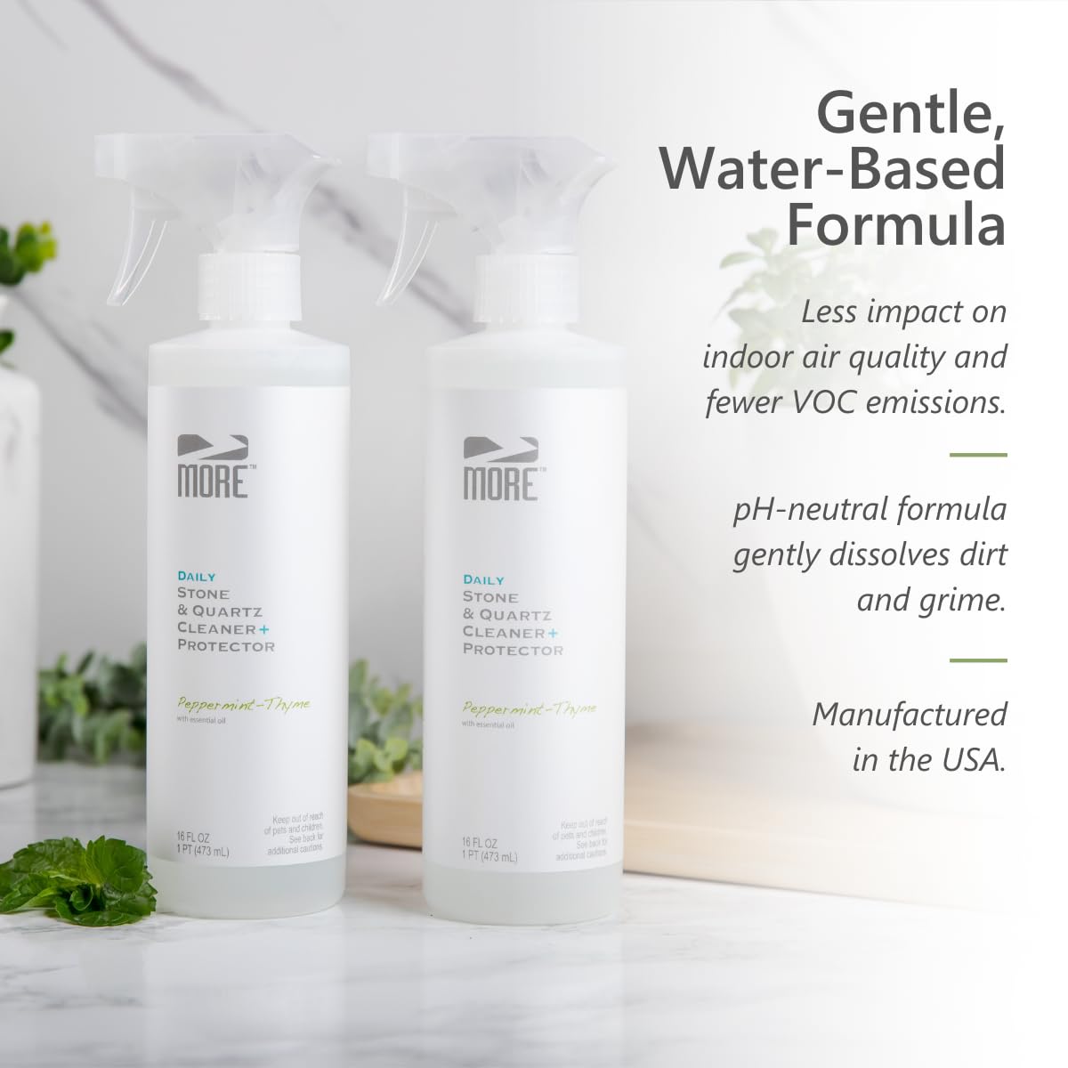 MORE Stone & Quartz Cleaner + Protector (32 Fl Oz)