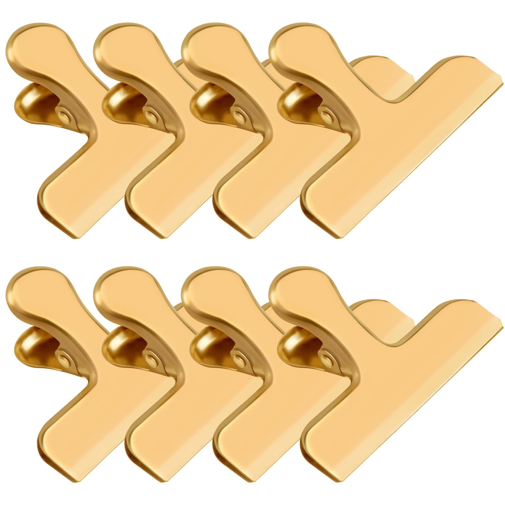 8 Pack Metallic Chip Bag Clips (8 Count)