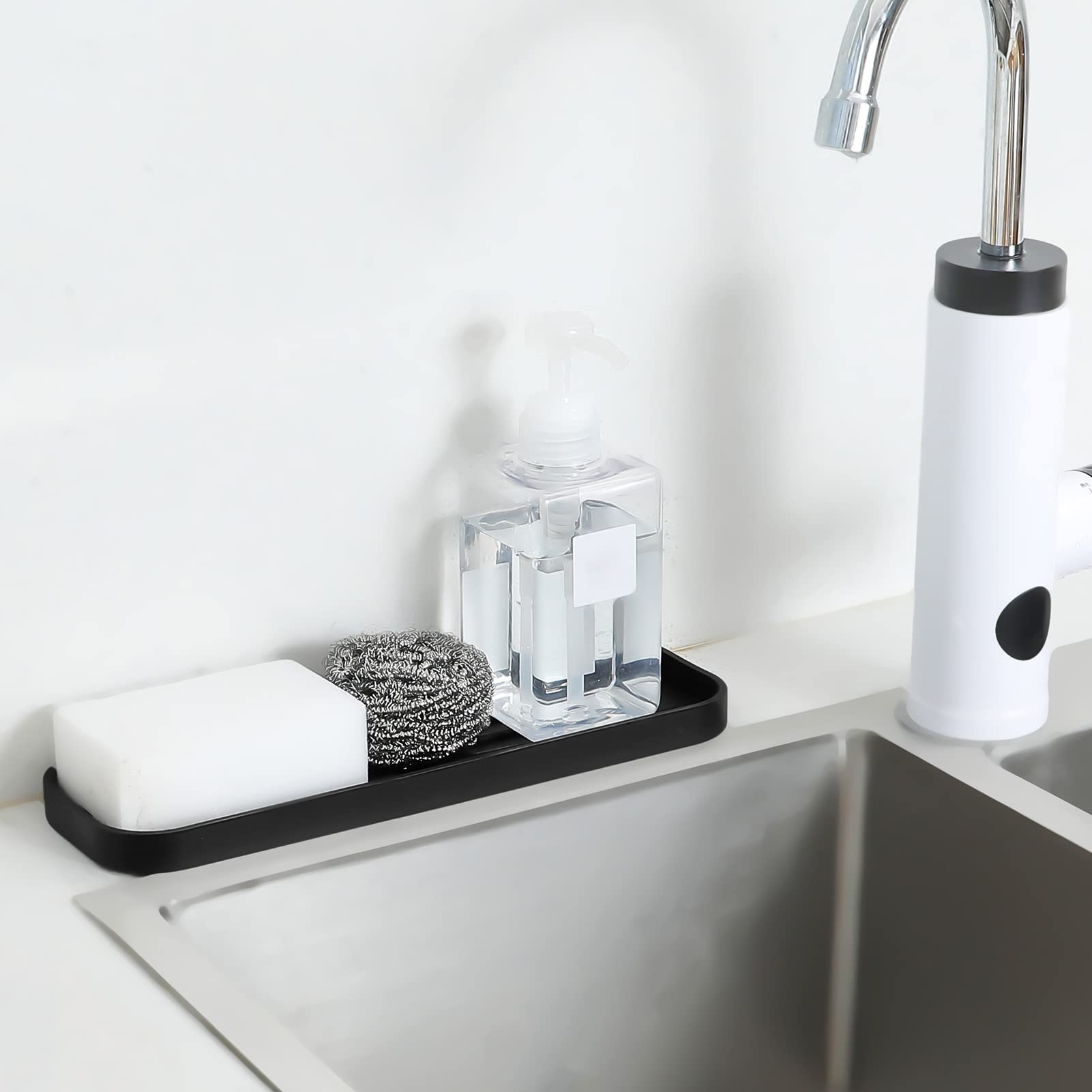 Silicone Kitchen Sink Organizer Tray for Multiple Usage