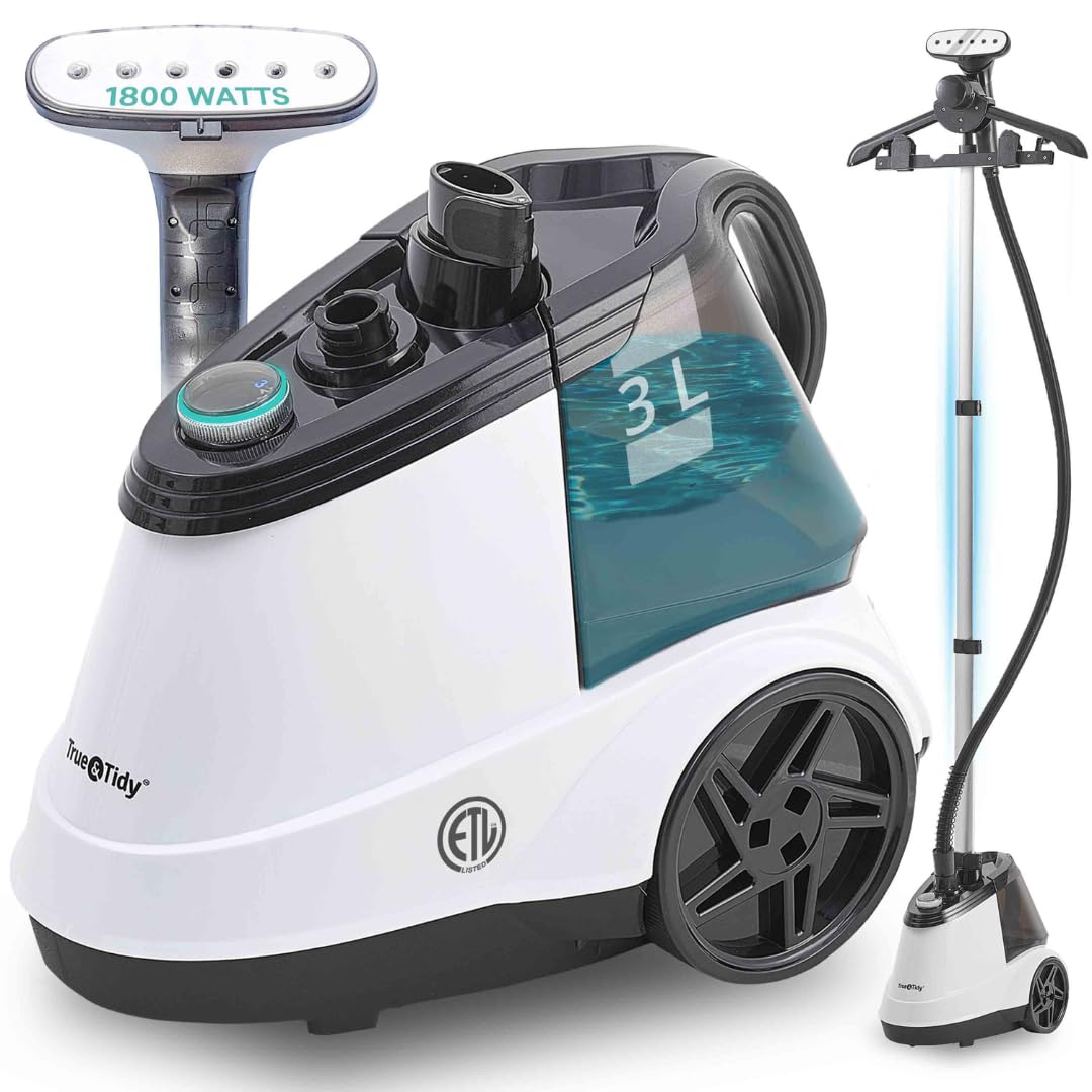 Heavy Duty Commercial Full Size Standing Garment Steamer for Clothes with Extra Large 3L