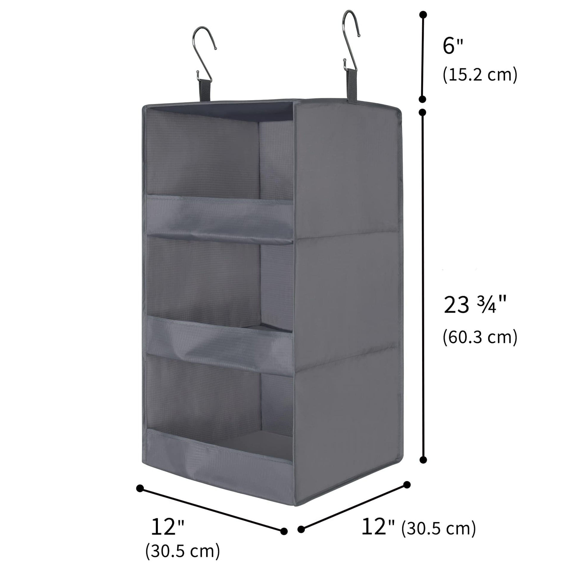 3 Shelf Hanging Closet Organizer