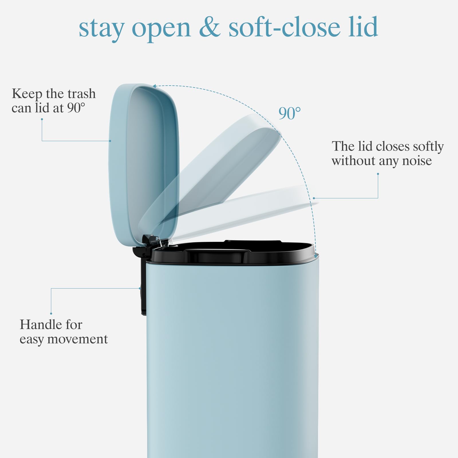 8 Gallon 30L Step Kitchen Trash Can