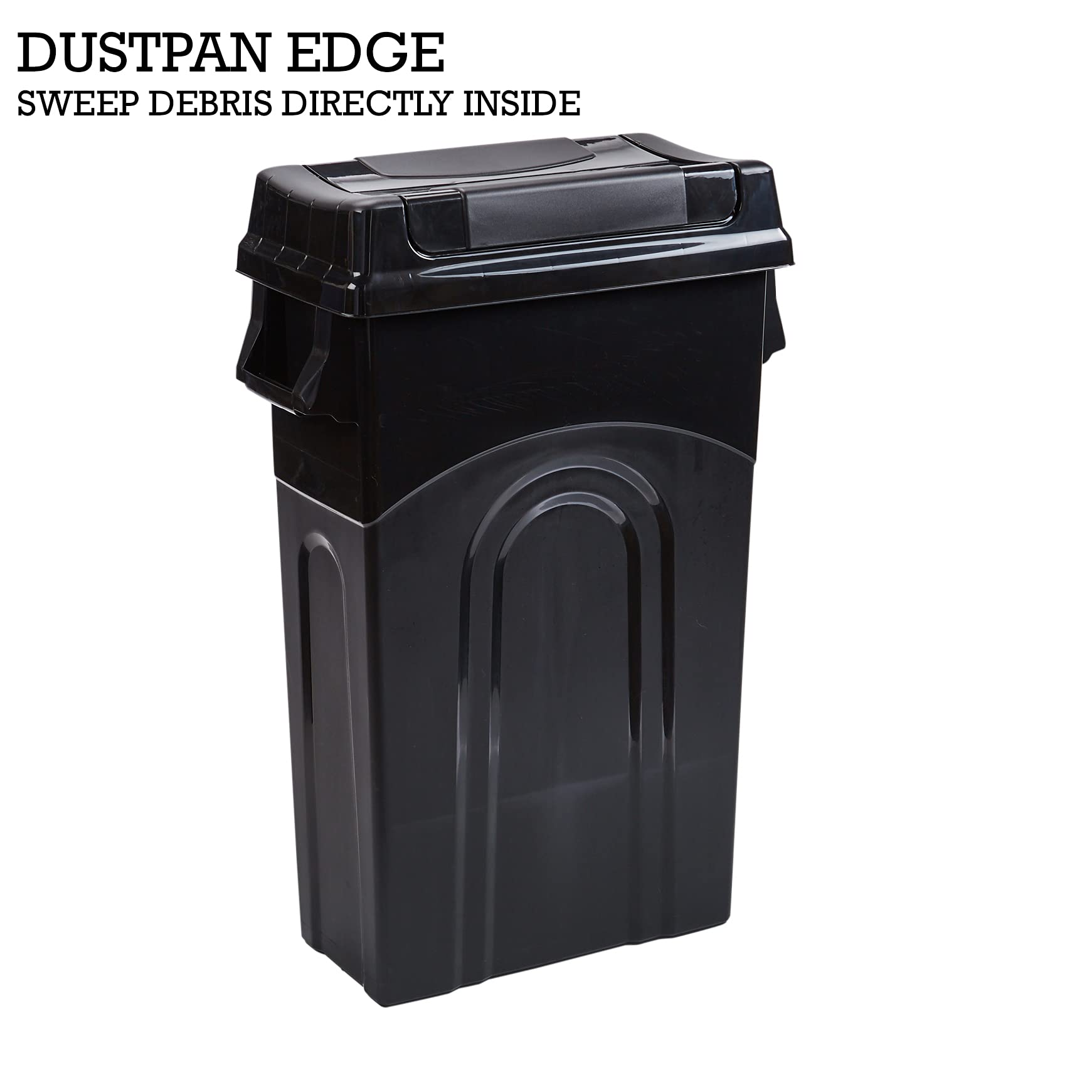 Highboy Waste Container with Swing Lid